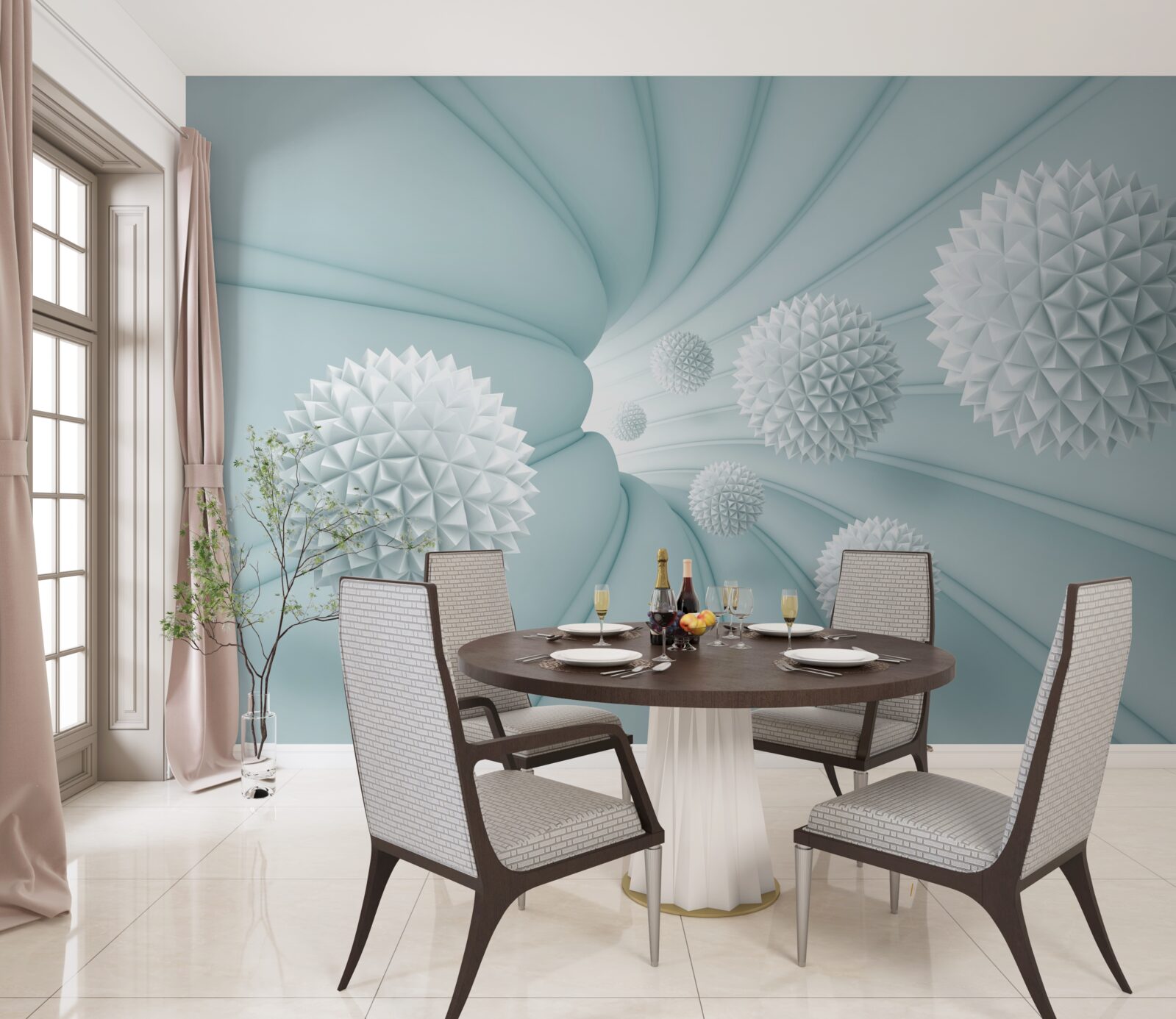 Fototapeta gule letiace cez tunel