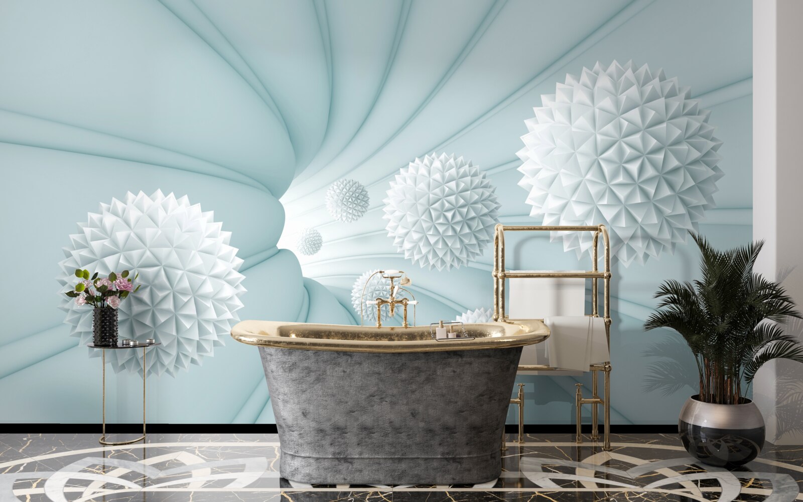 Fototapeta gule letiace cez tunel