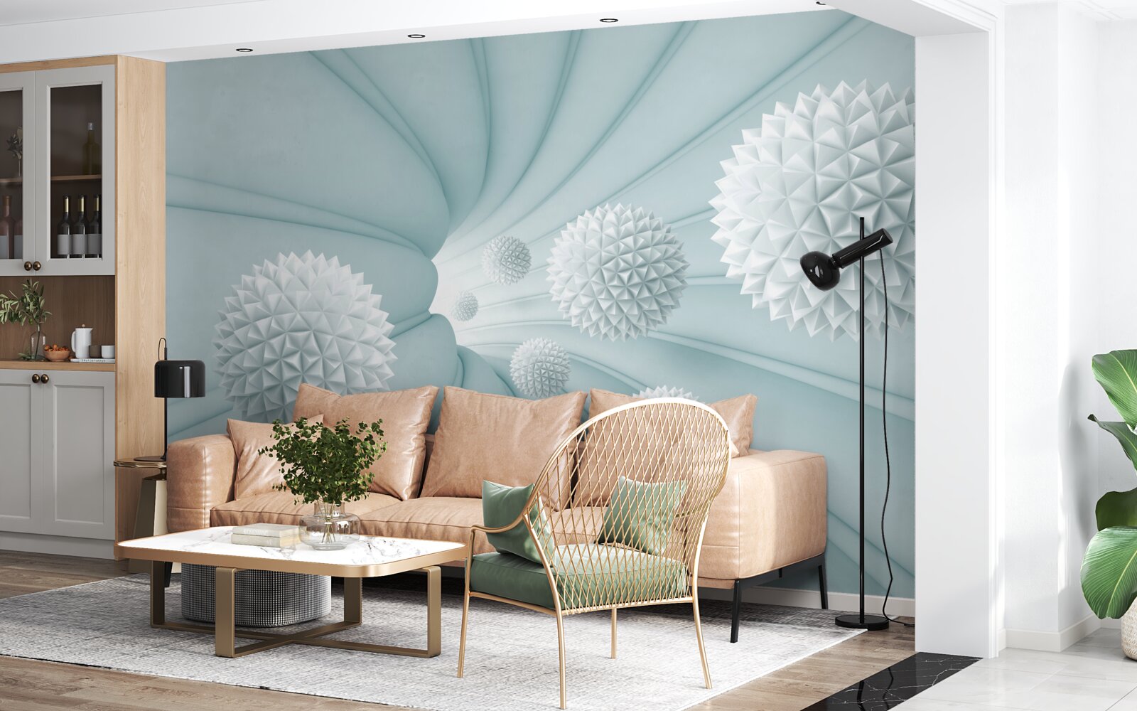 Fototapeta gule letiace cez tunel