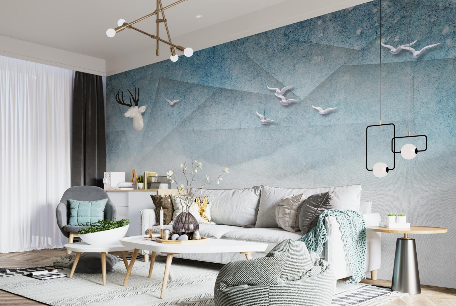 Fototapeta jazierko slúži ako krovitá zóna pre vtáky