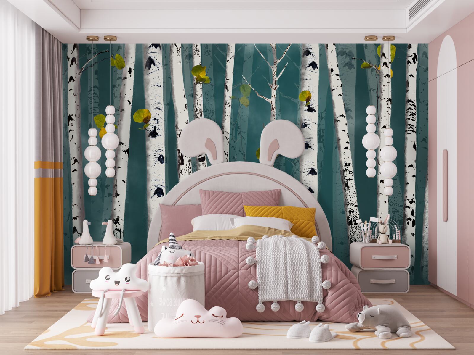 Fototapeta brezy boli zahalené hmlistým závojom