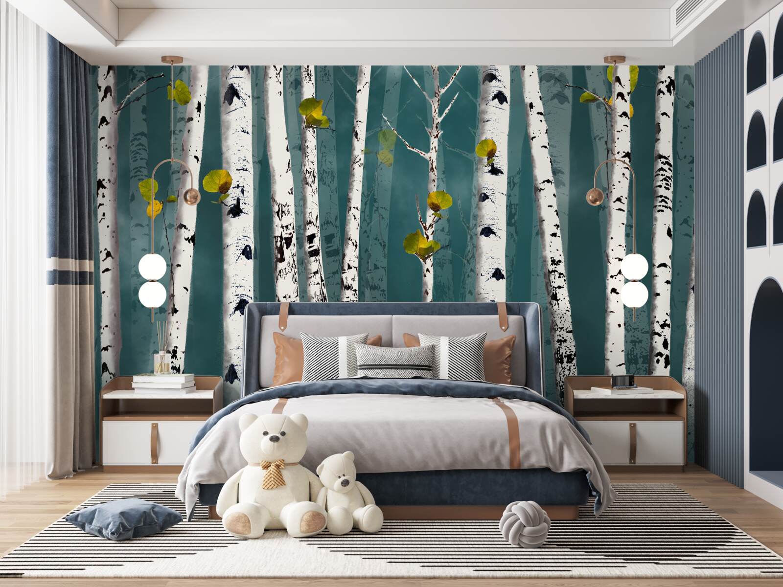 Fototapeta brezy boli zahalené hmlistým závojom