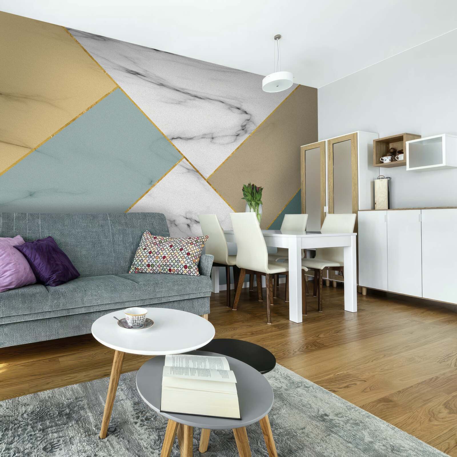 Fototapeta viacfarebný mramorový kameň