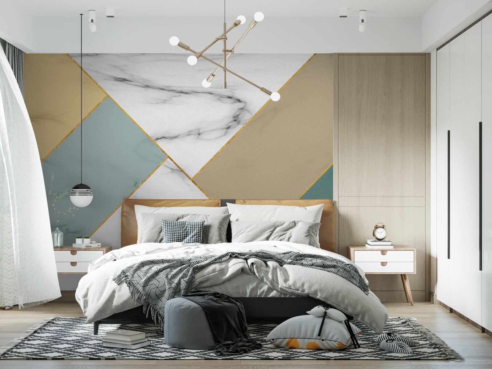 Fototapeta viacfarebný mramorový kameň