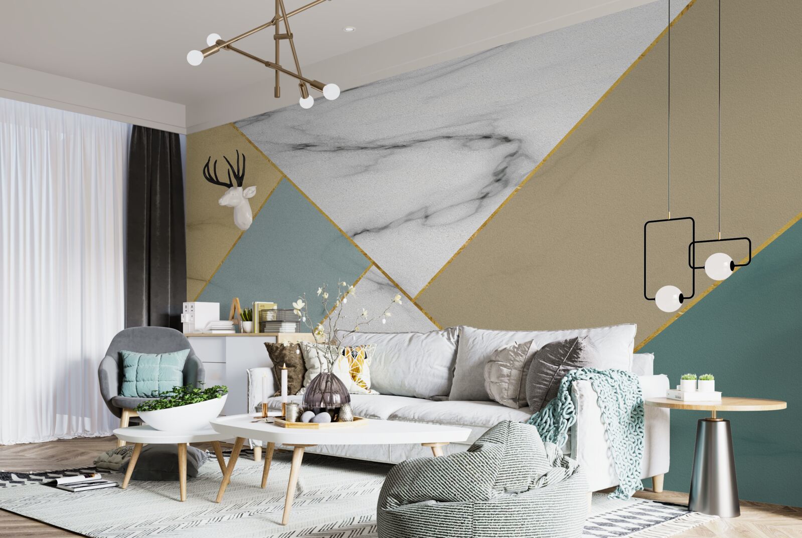 Fototapeta viacfarebný mramorový kameň