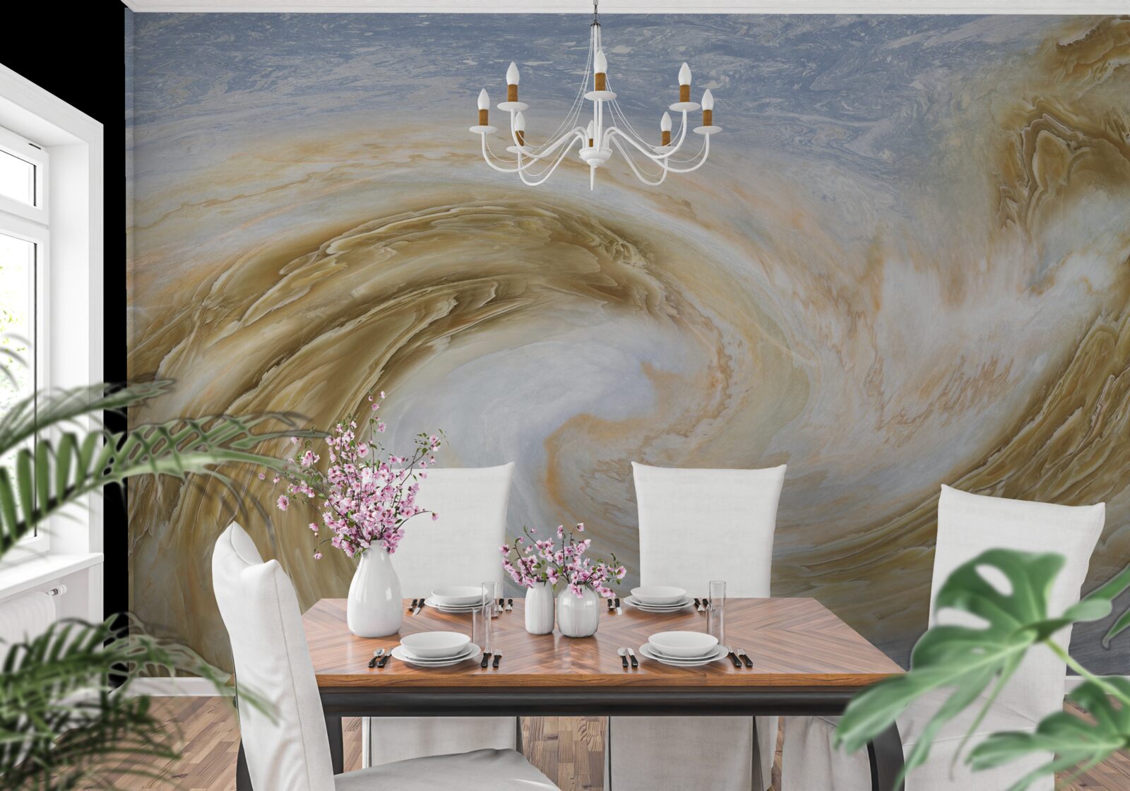 Fototapeta kontakt dvoch cyklónov