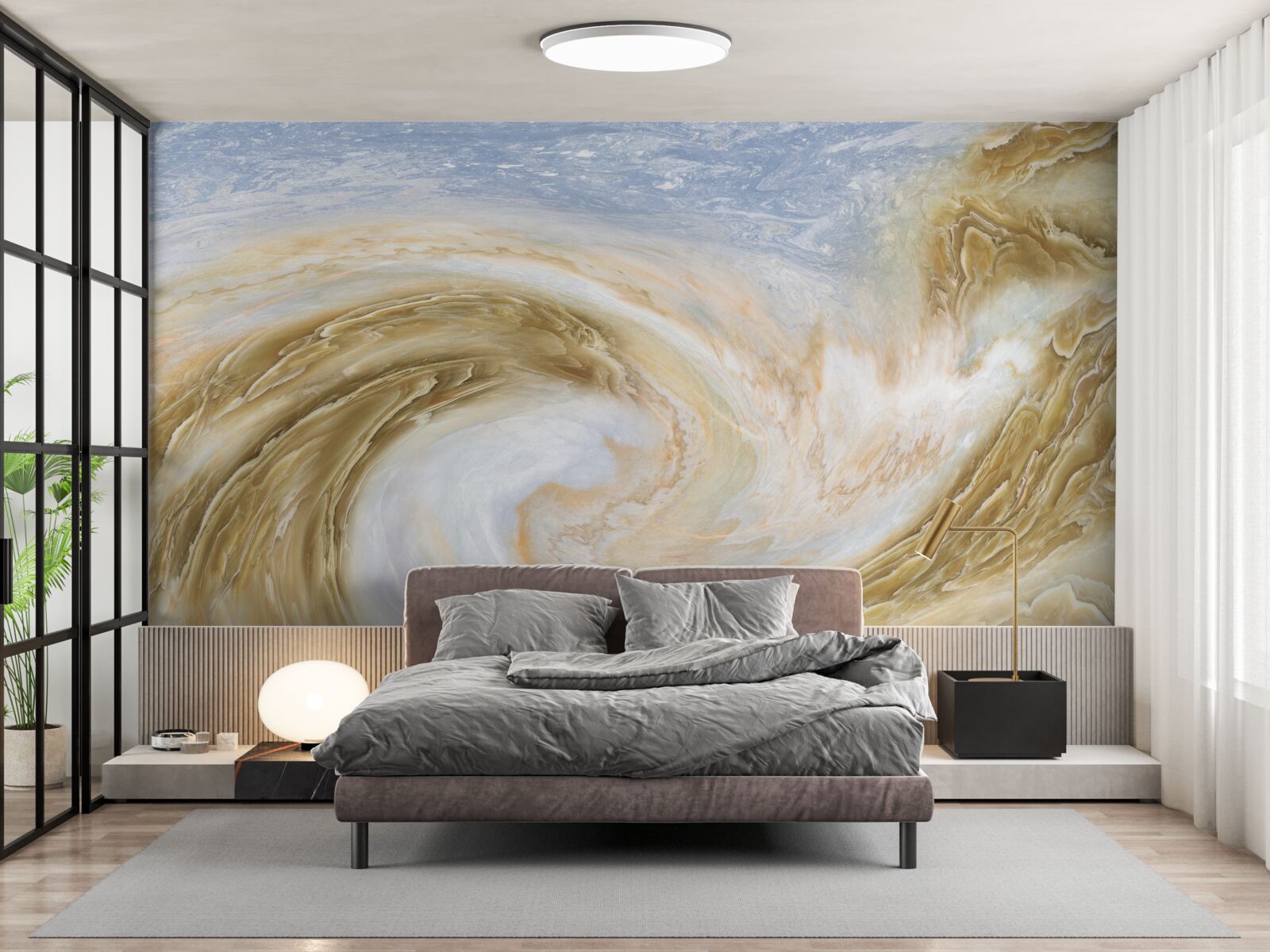 Fototapeta kontakt dvoch cyklónov