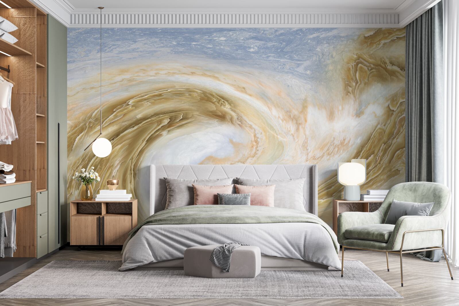 Fototapeta kontakt dvoch cyklónov