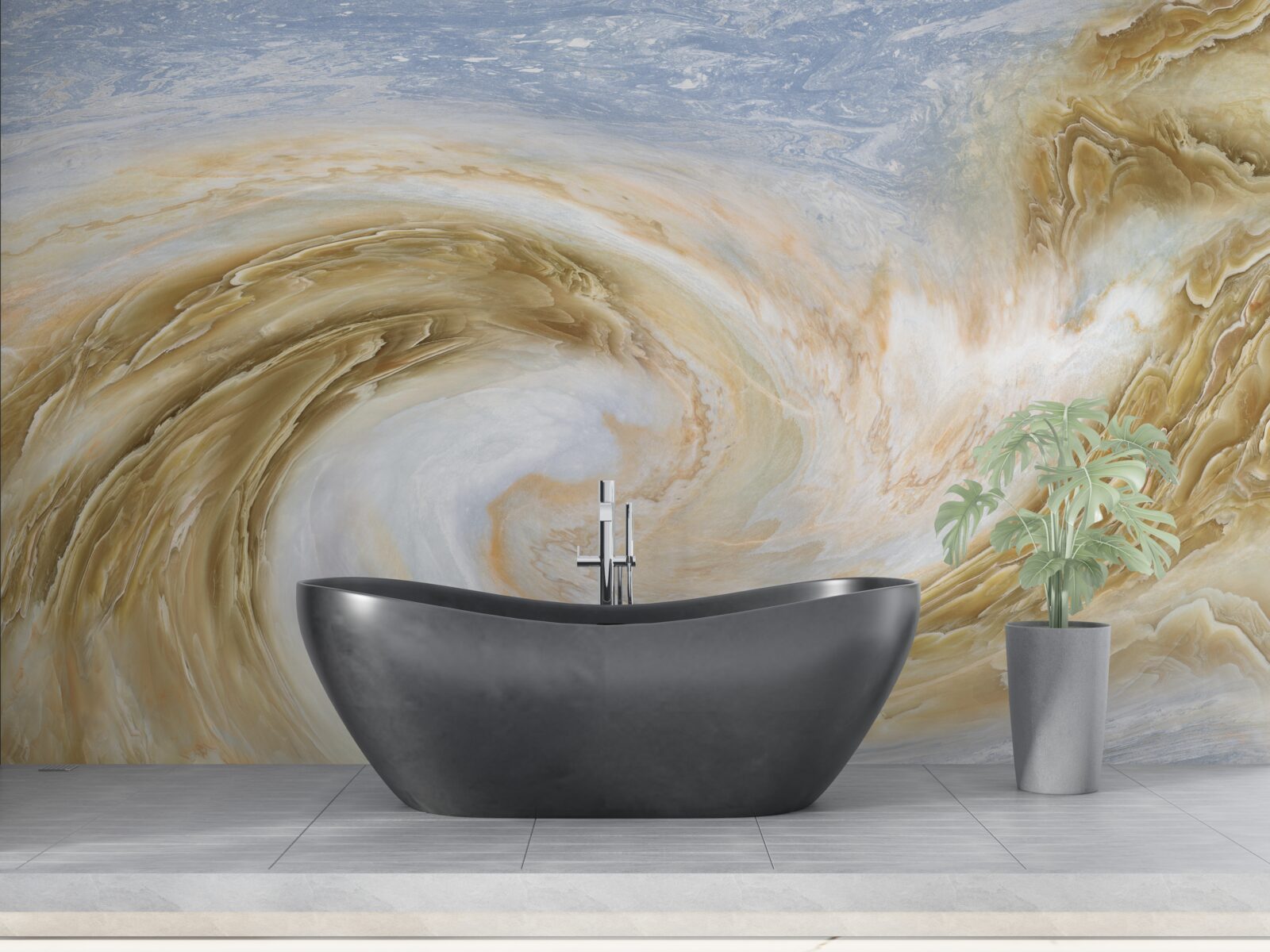 Fototapeta kontakt dvoch cyklónov