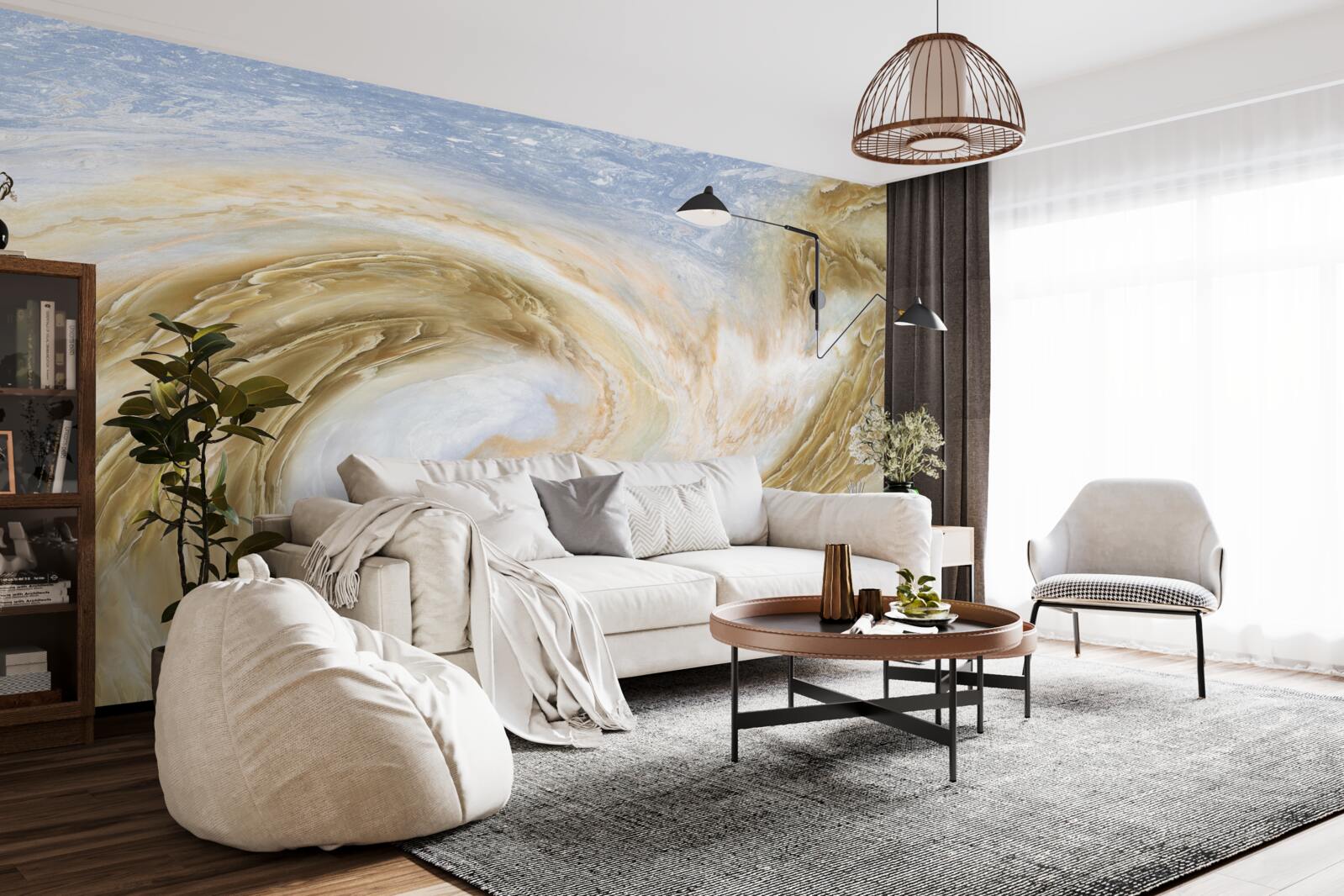 Fototapeta kontakt dvoch cyklónov