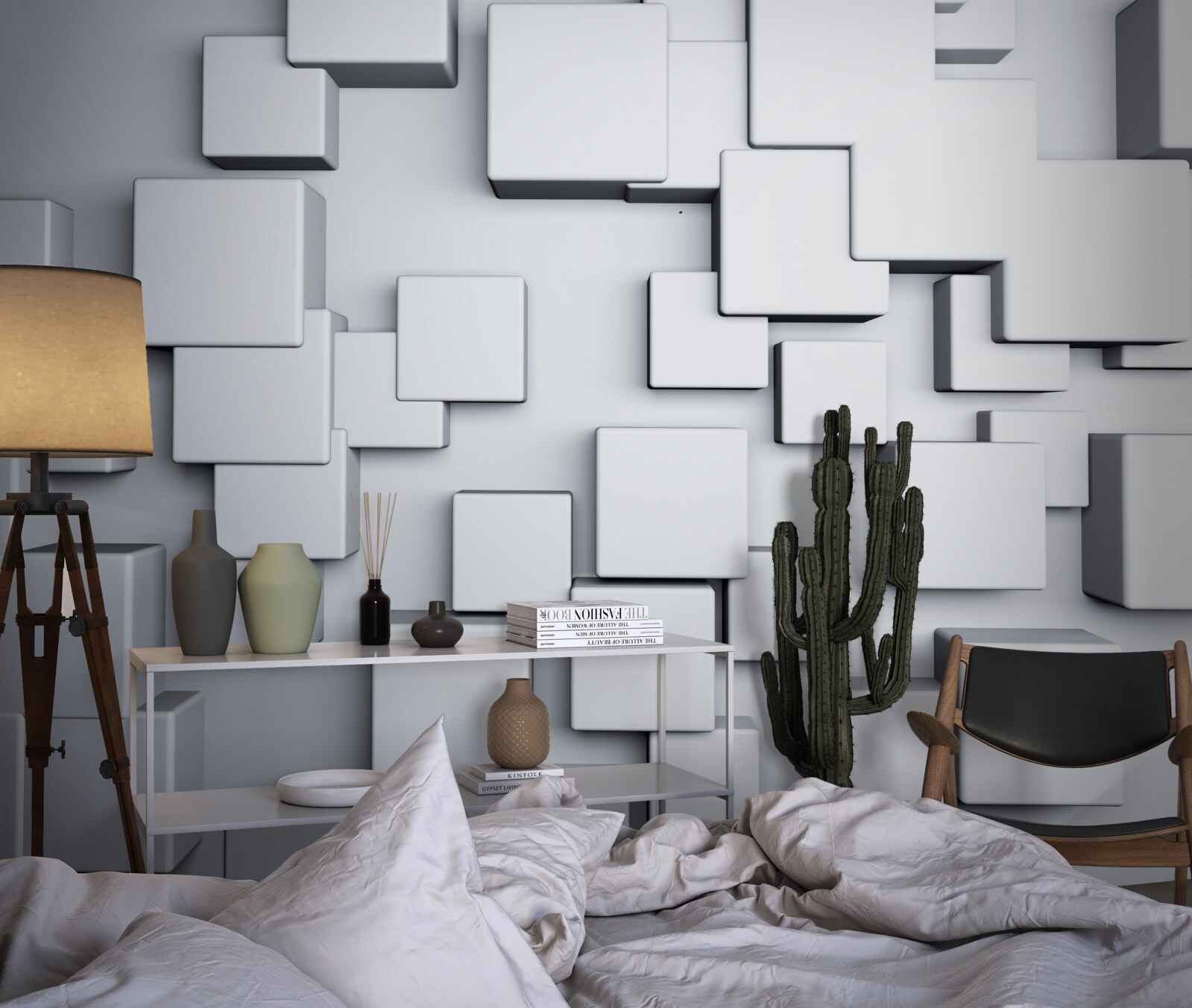 Fototapeta veľké šedé obdĺžnikové tvary