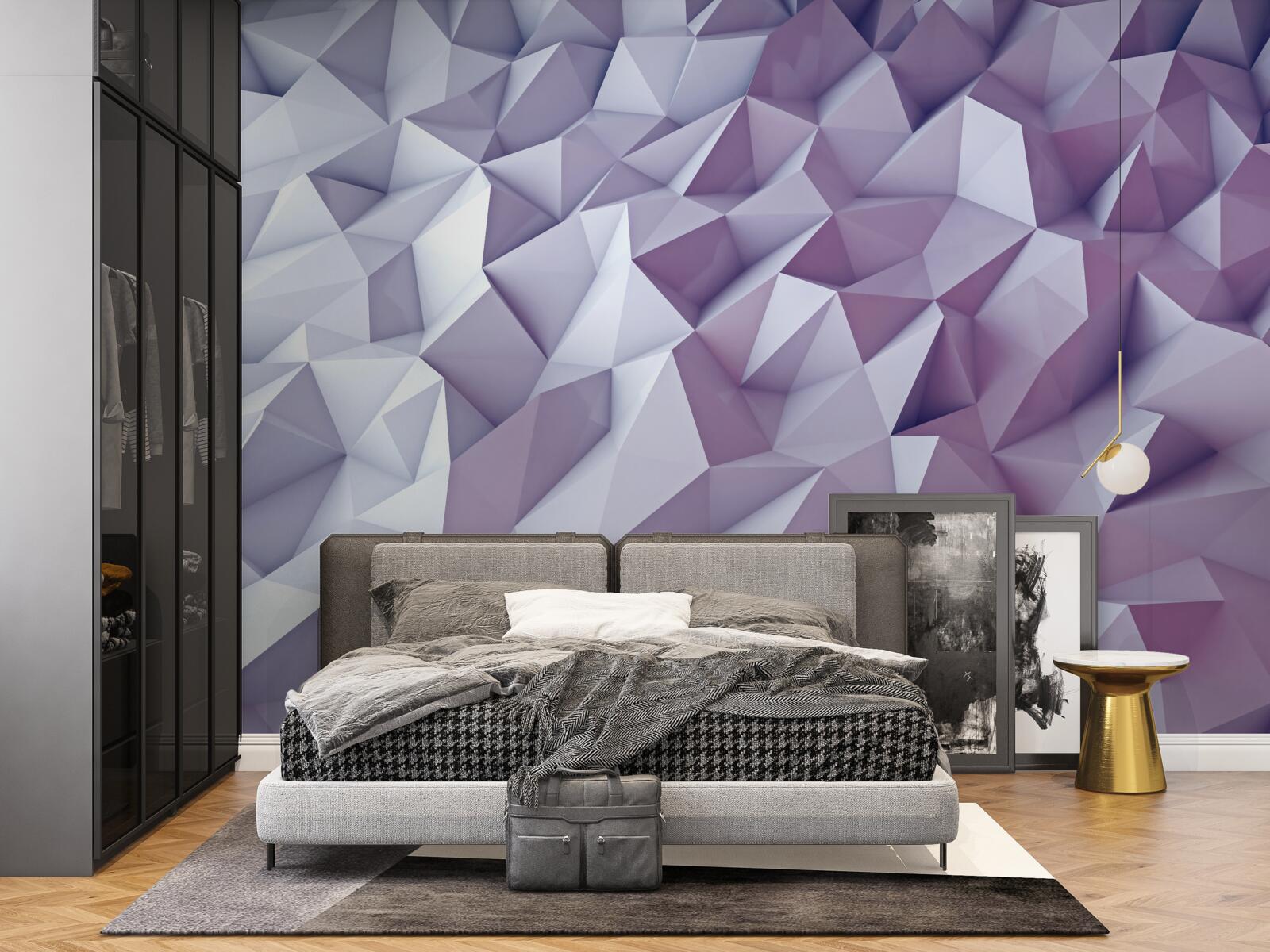 Fototapeta gradientové abstrakcie v tvare trojuholníkov