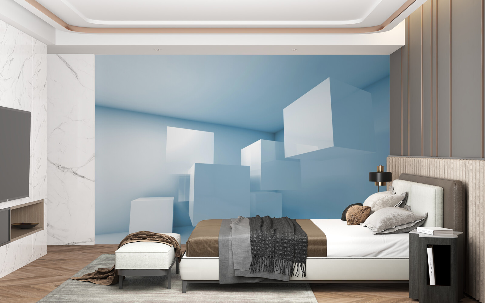 Fototapeta abstraktná geometrická štruktúra