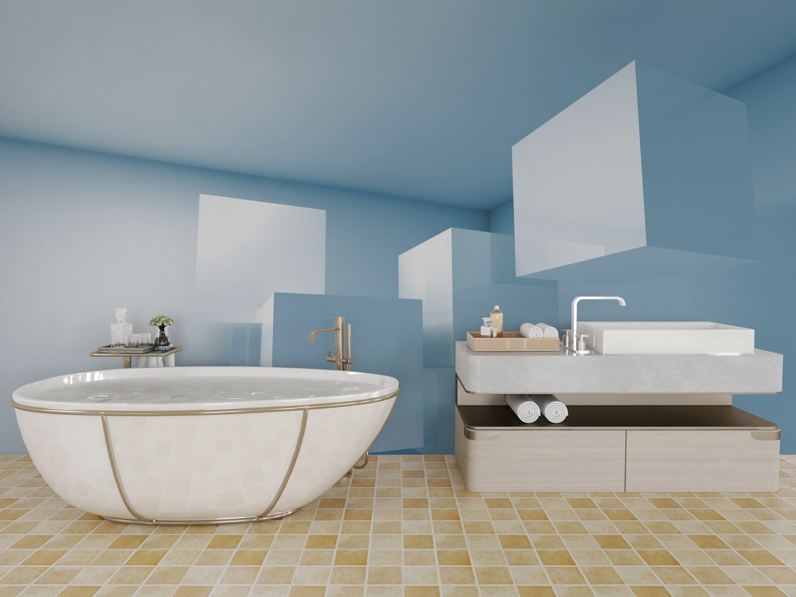 Fototapeta abstraktná geometrická štruktúra