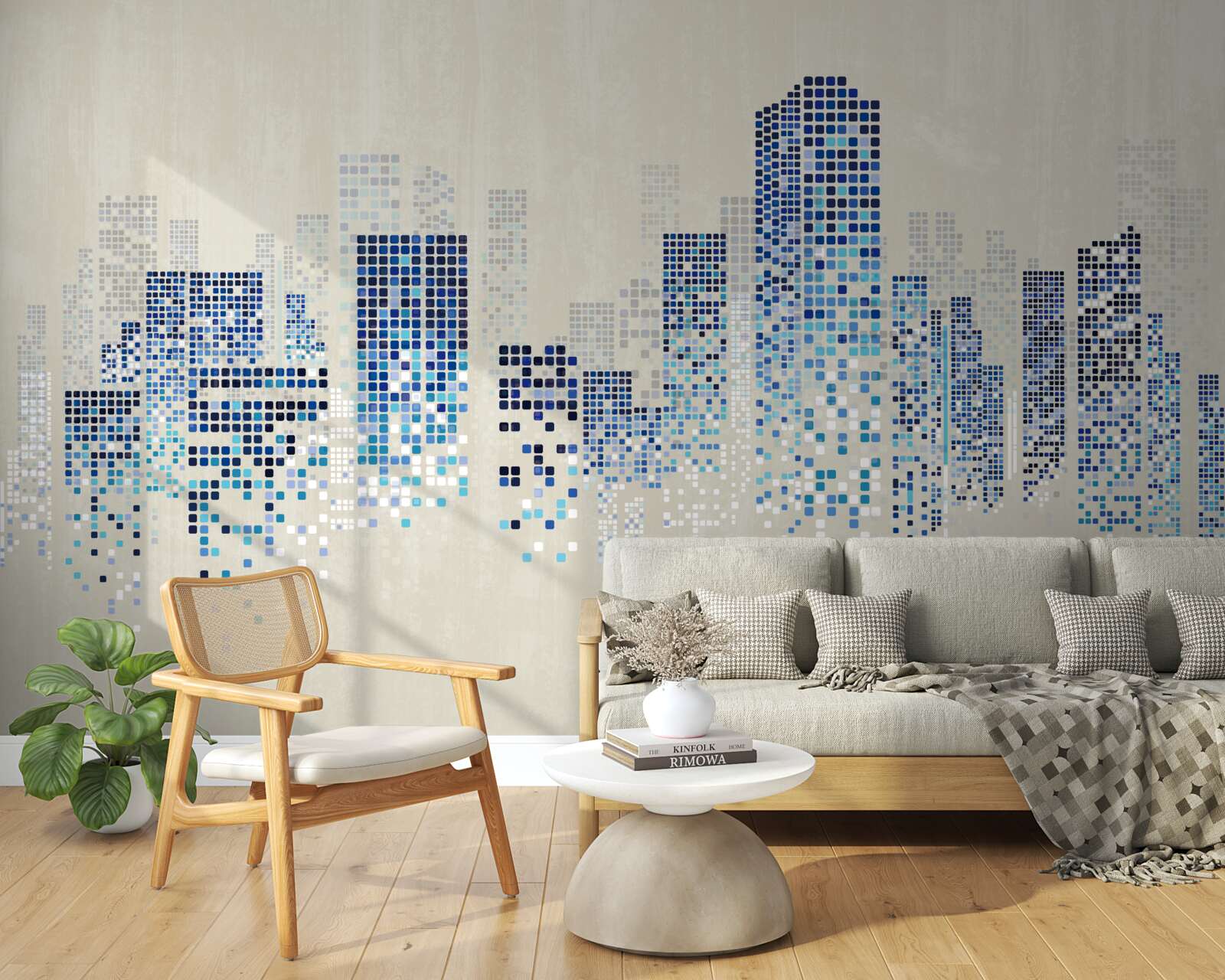 Fototapeta moderné budovy s perforáciou