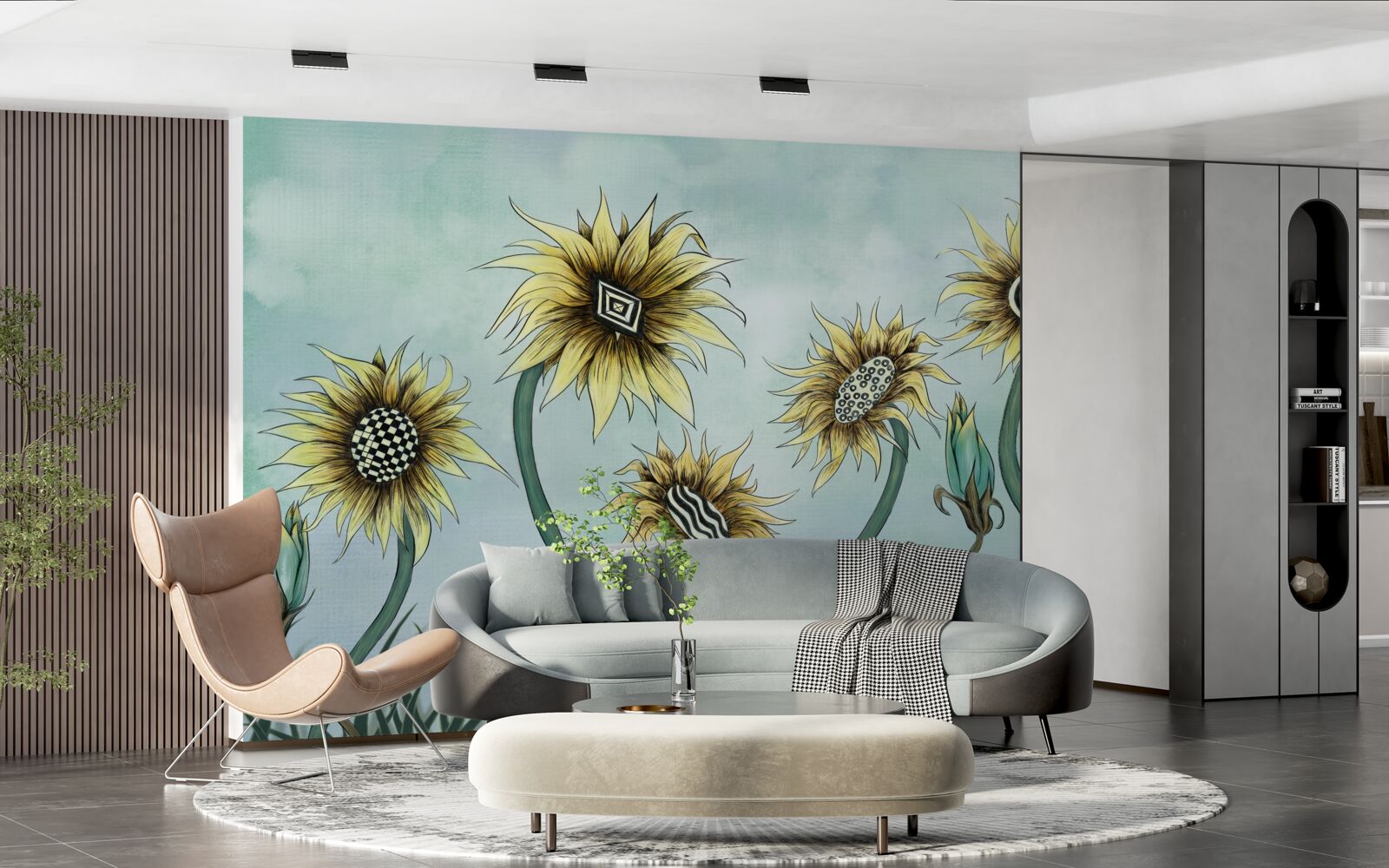 Fototapeta úžasné zlaté púčiky