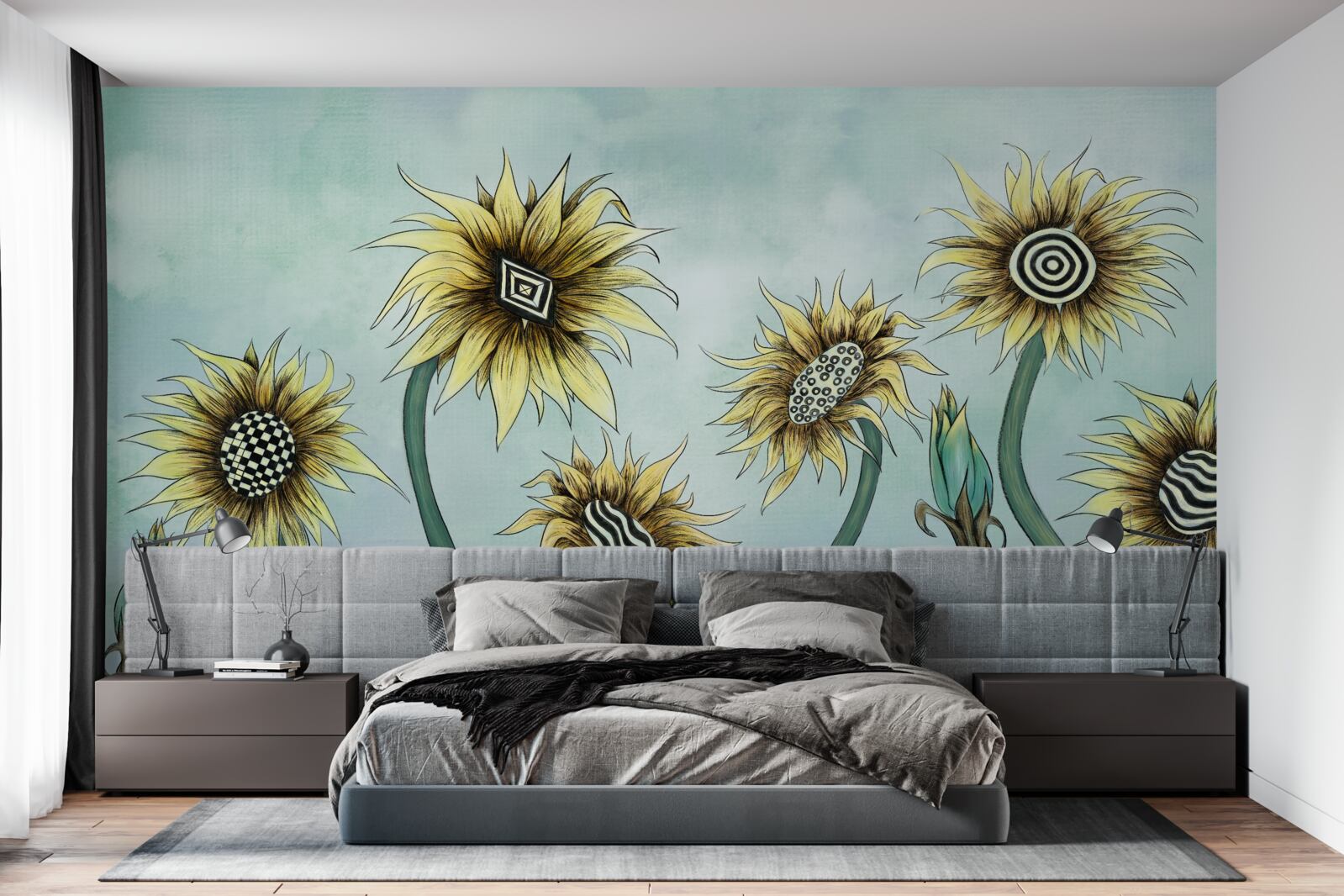 Fototapeta úžasné zlaté púčiky