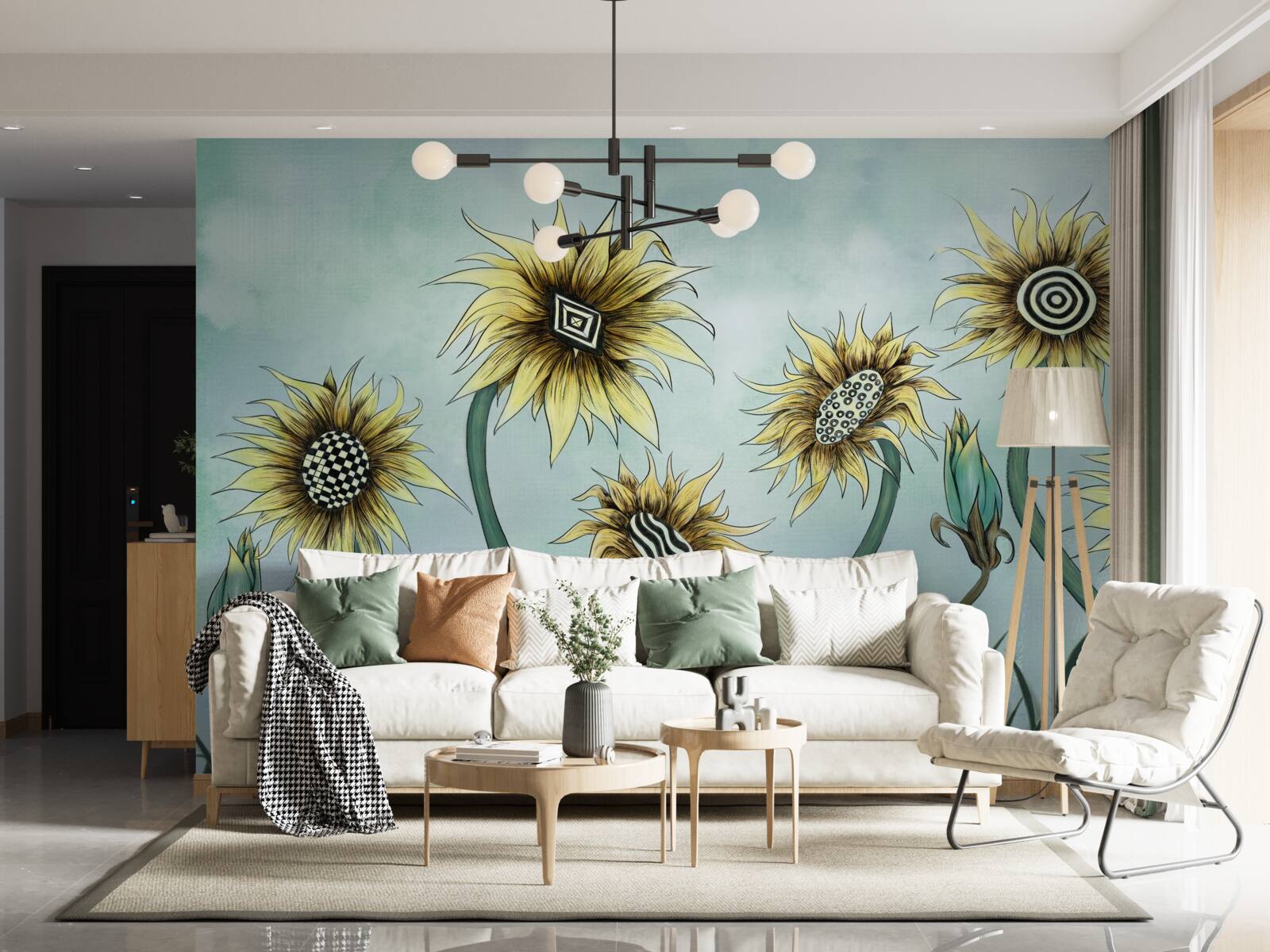 Fototapeta úžasné zlaté púčiky