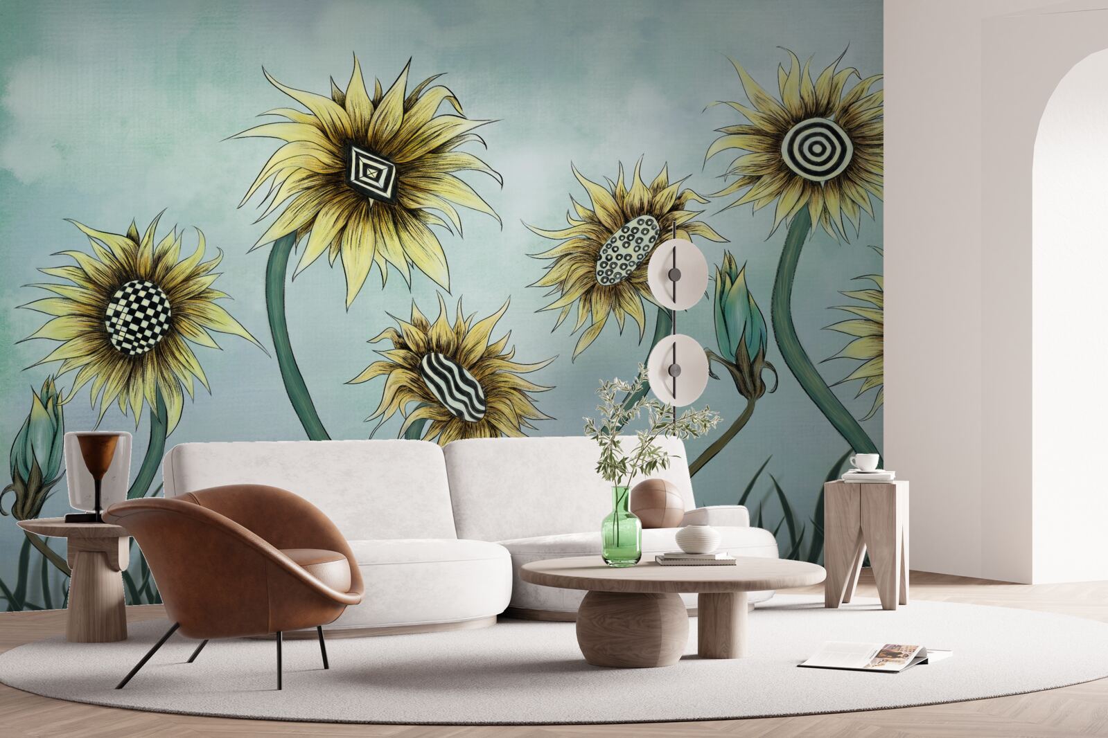 Fototapeta úžasné zlaté púčiky