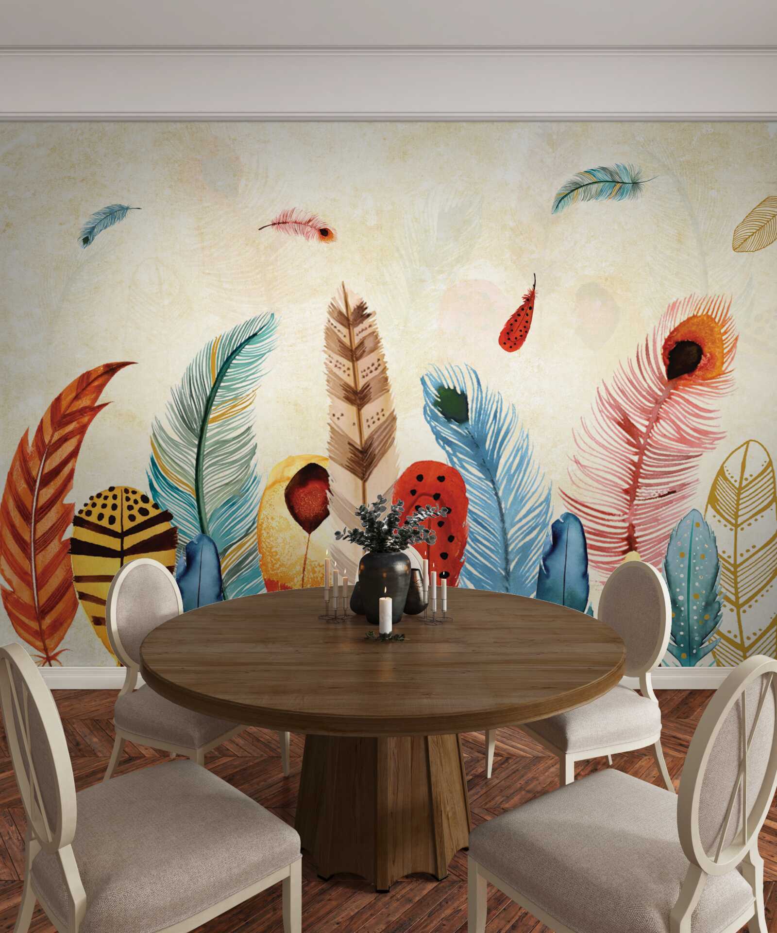 Fototapeta kmeňové ozdobné perie