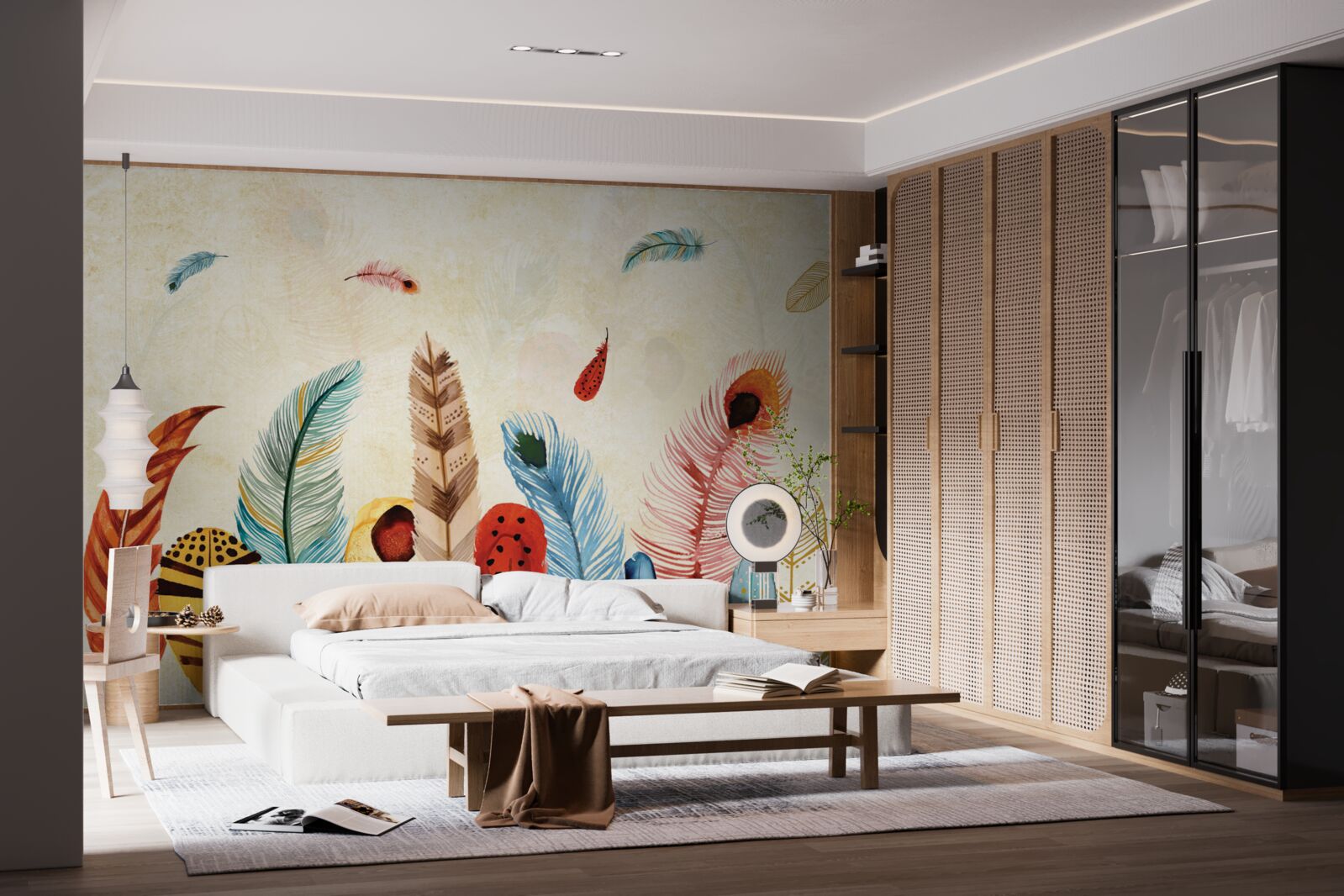 Fototapeta kmeňové ozdobné perie