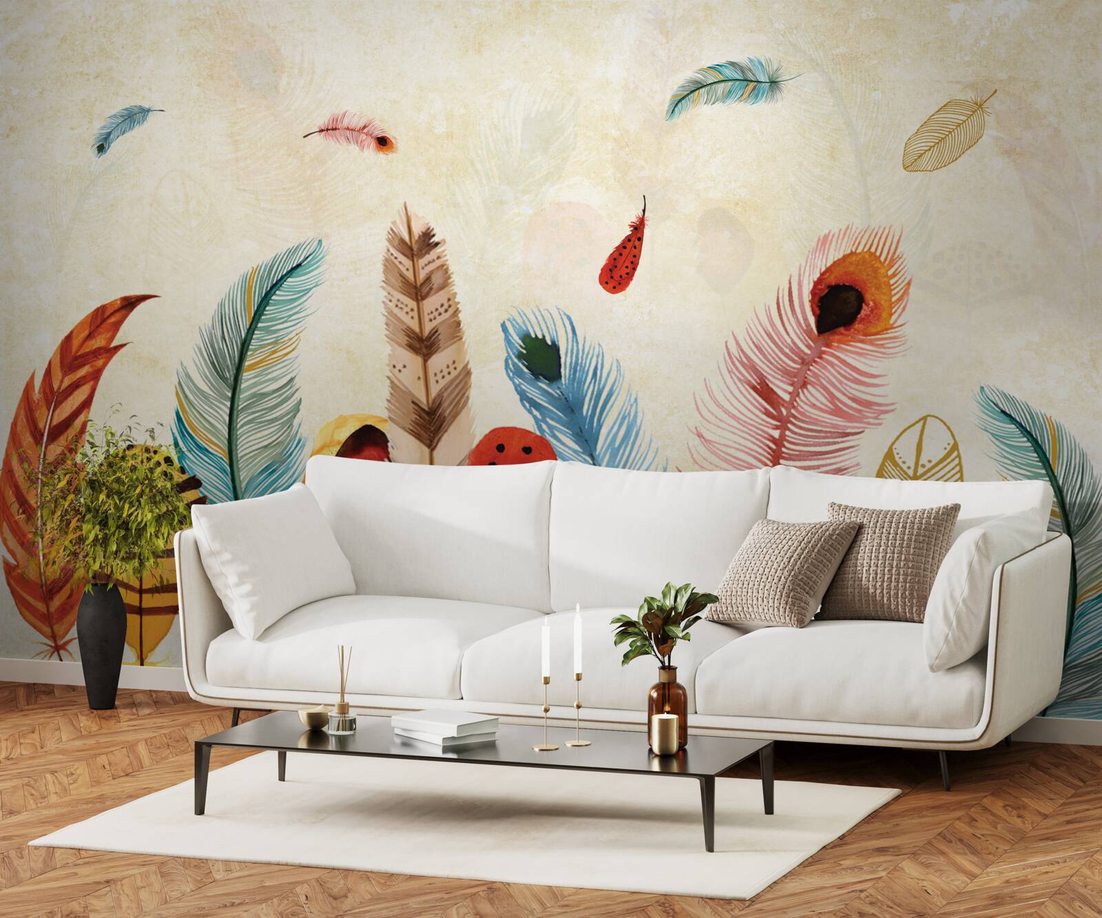 Fototapeta kmeňové ozdobné perie