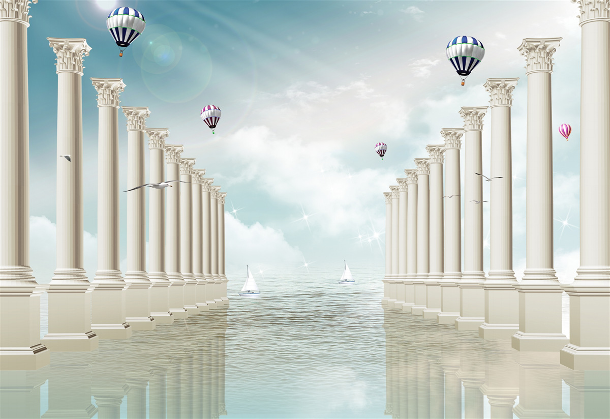 Fototapeta Oblúky Egypta proti modrej oblohe