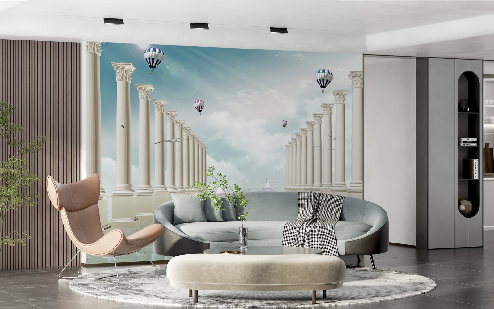 Fototapeta Oblúky Egypta proti modrej oblohe