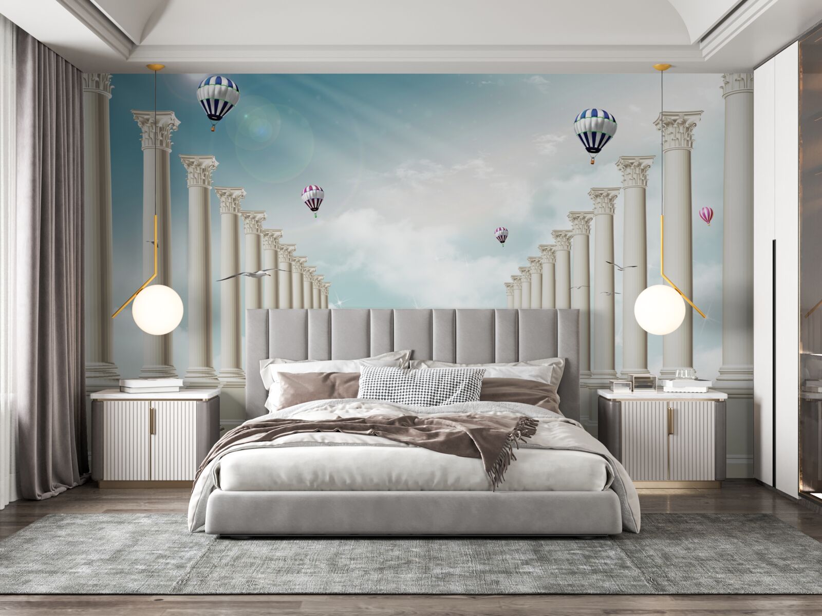 Fototapeta Oblúky Egypta proti modrej oblohe