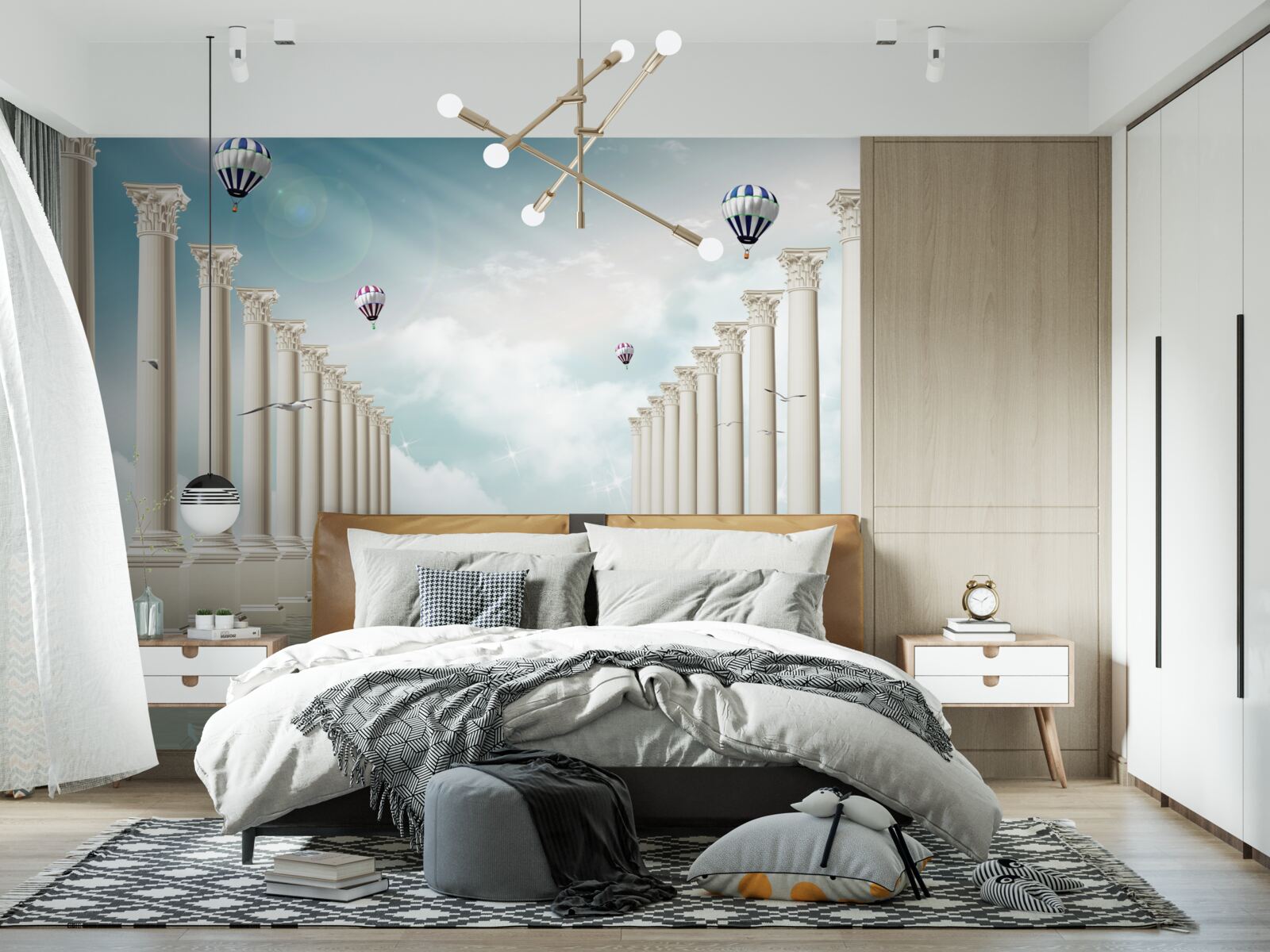 Fototapeta Oblúky Egypta proti modrej oblohe