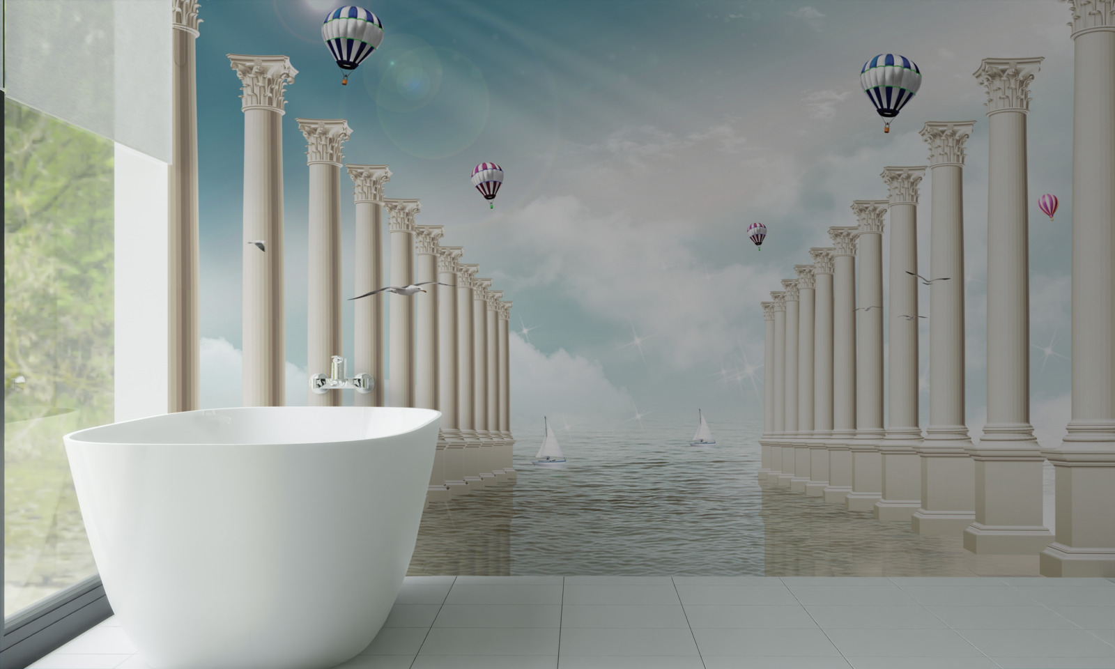 Fototapeta Oblúky Egypta proti modrej oblohe