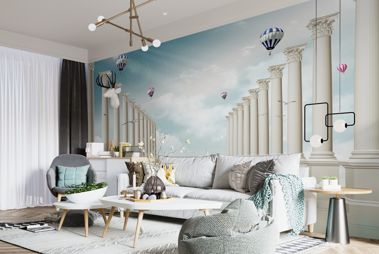 Fototapeta Oblúky Egypta proti modrej oblohe