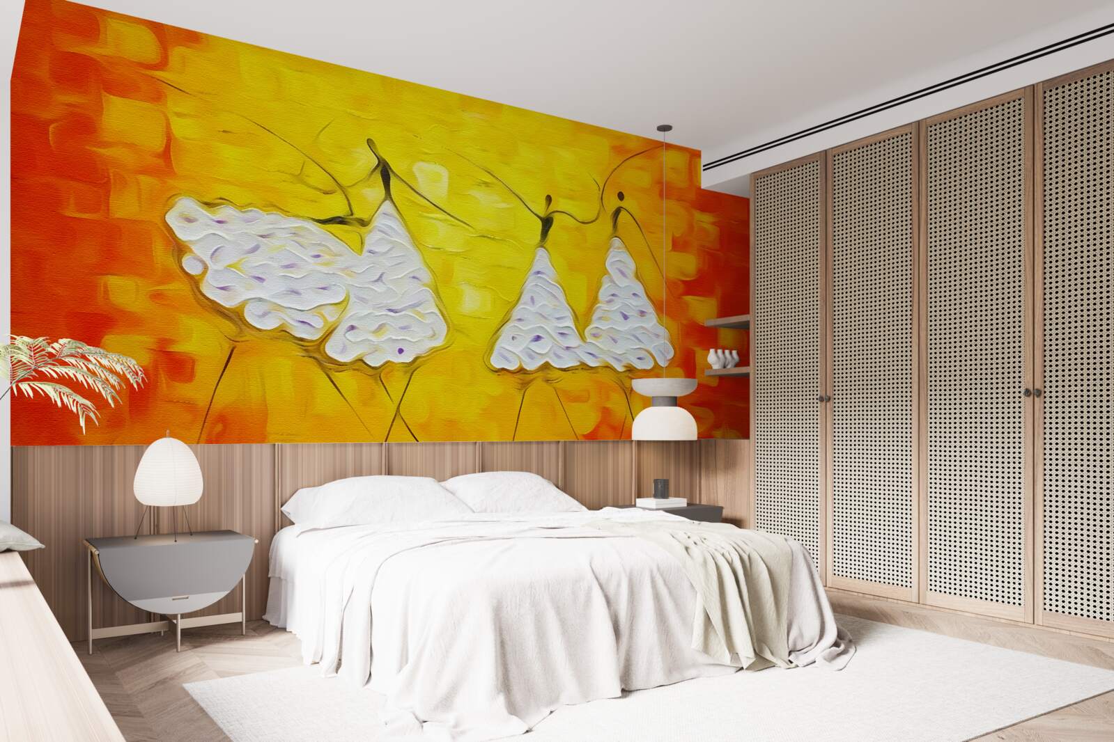 Fototapeta výrazy dievčat oblečených v šatách zdobených kvetmi