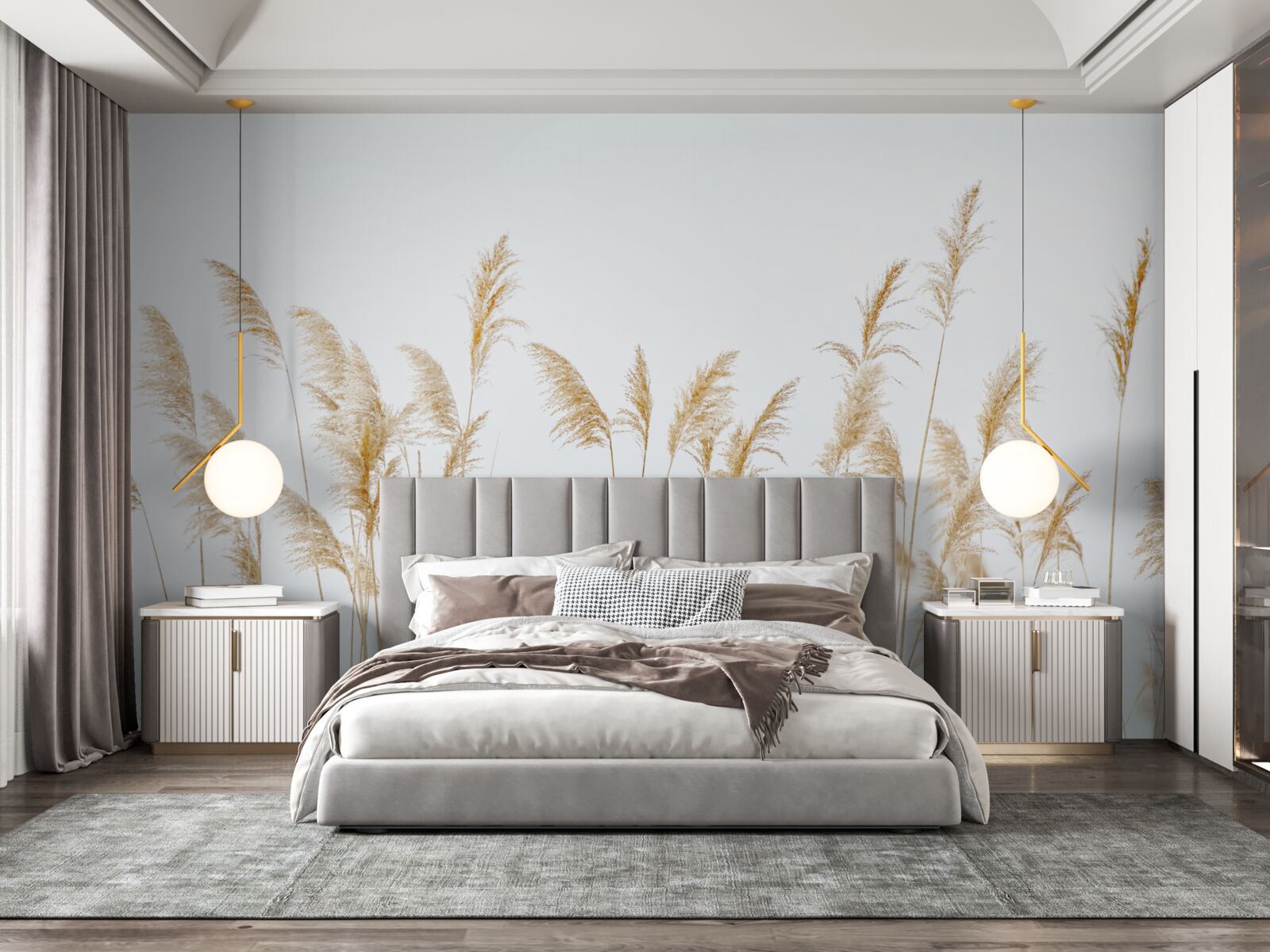 Fototapeta hmla medzi trstinou