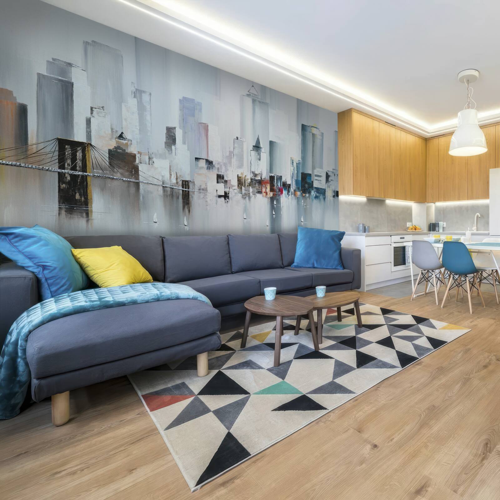 Fototapeta počas daždivého počasia v new yorku