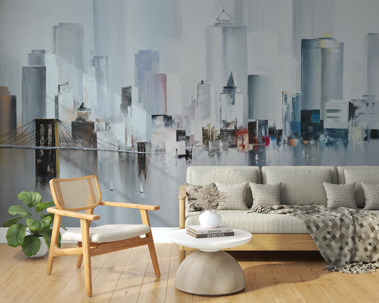 Fototapeta počas daždivého počasia v new yorku