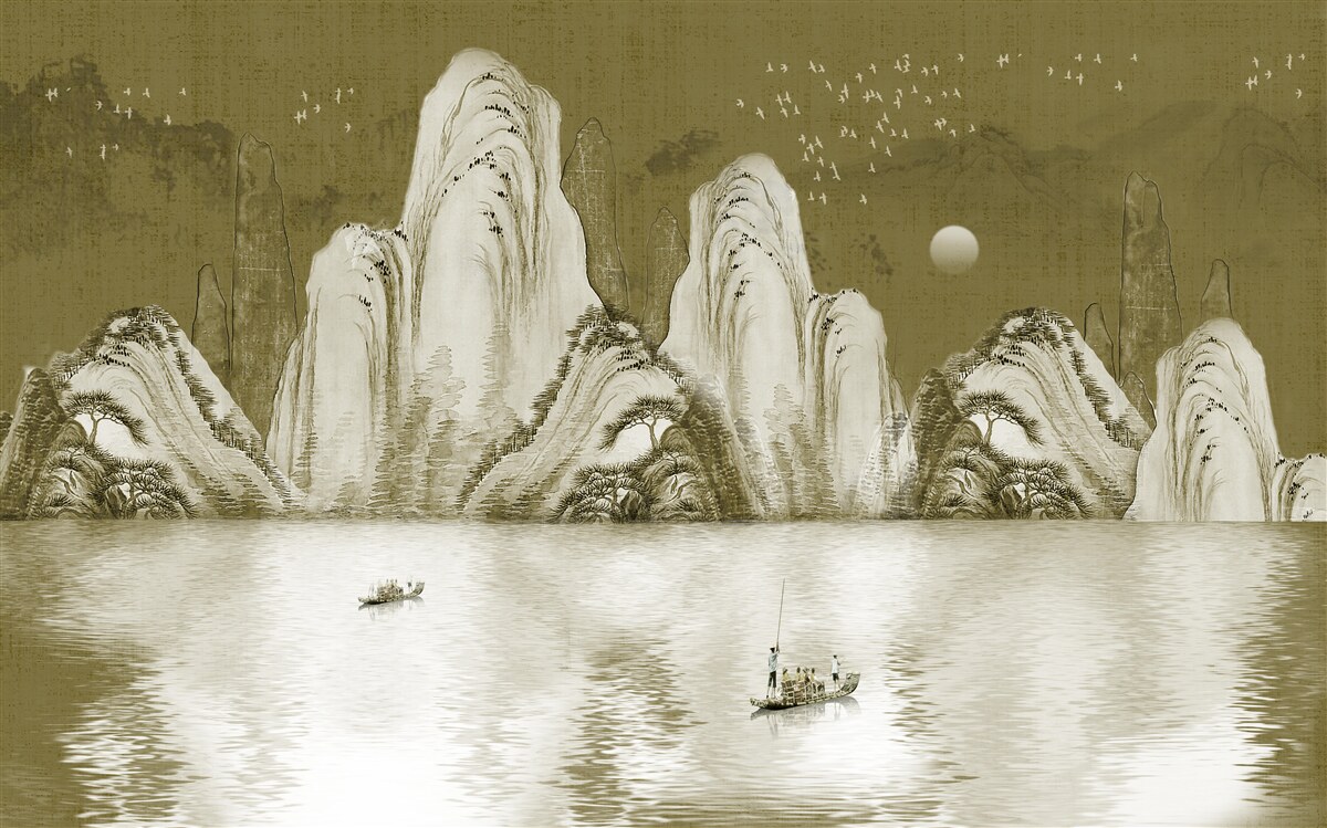 Fototapeta večer spev rybárov