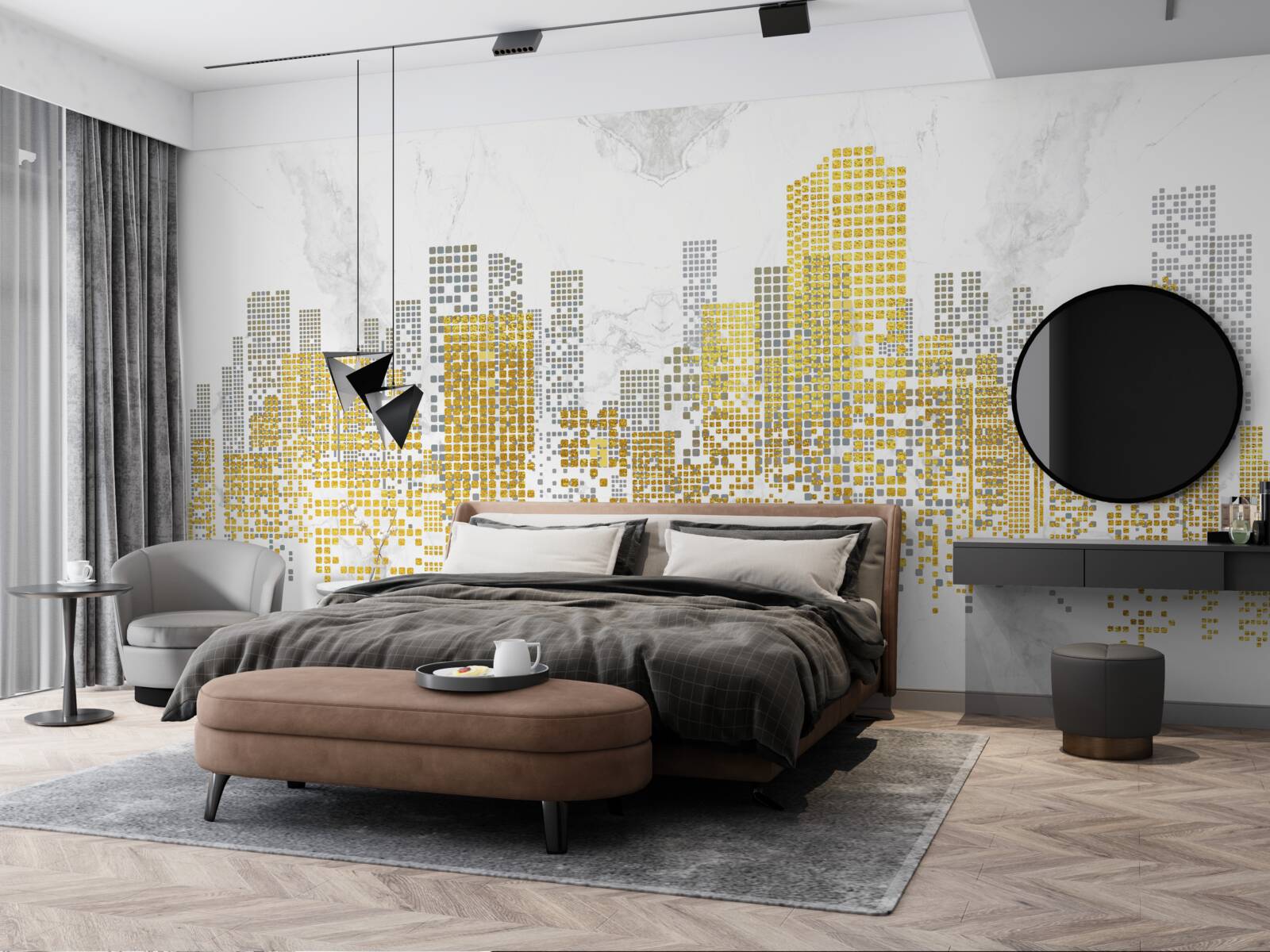 Fototapeta mestské budovy