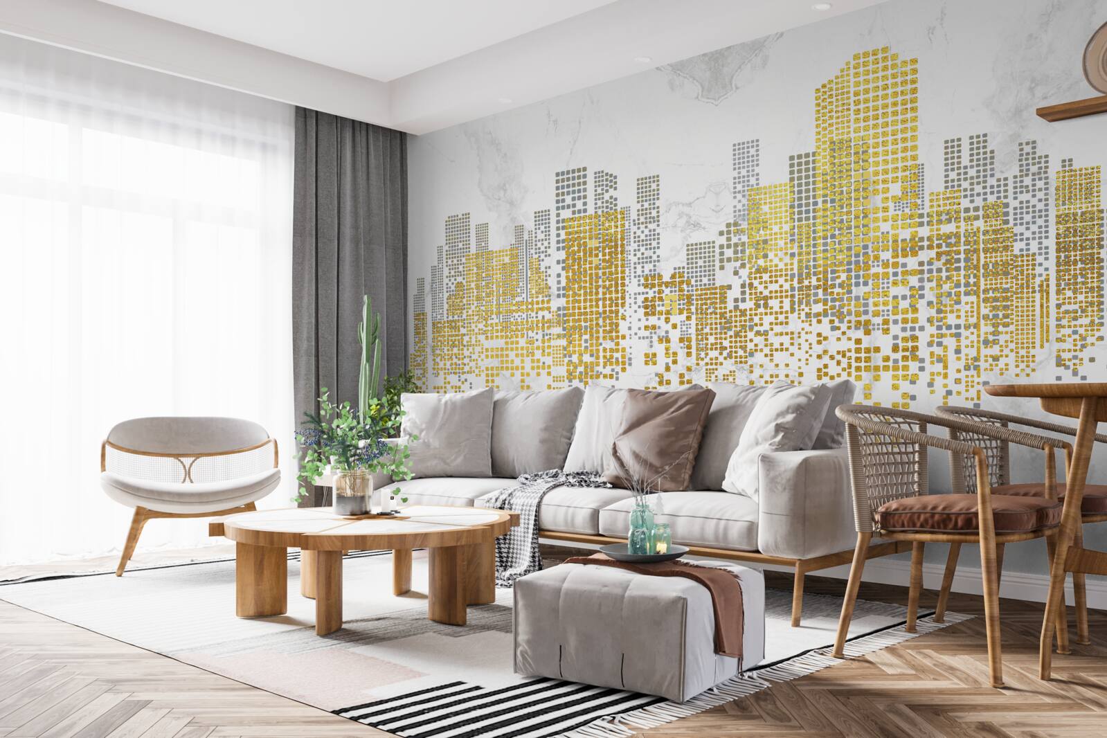 Fototapeta mestské budovy