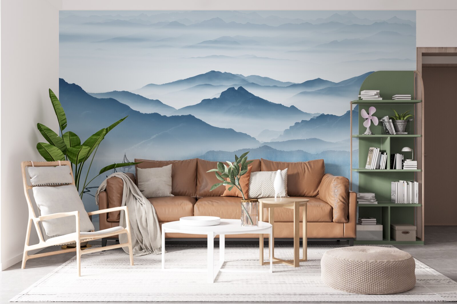 Fototapeta Rybolov na horskom jazere