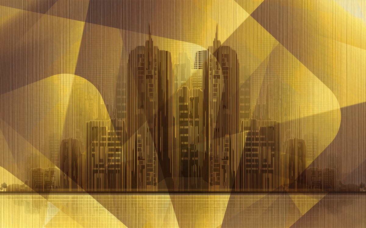 Fototapeta brilantný obraz gigantických miest