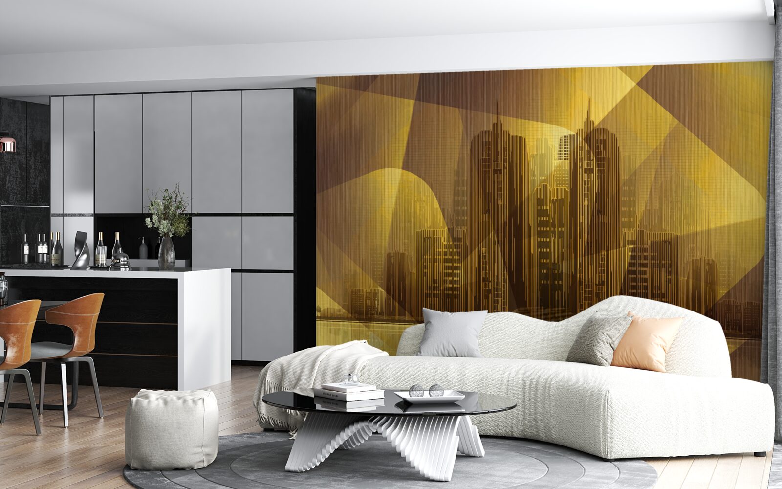 Fototapeta brilantný obraz gigantických miest