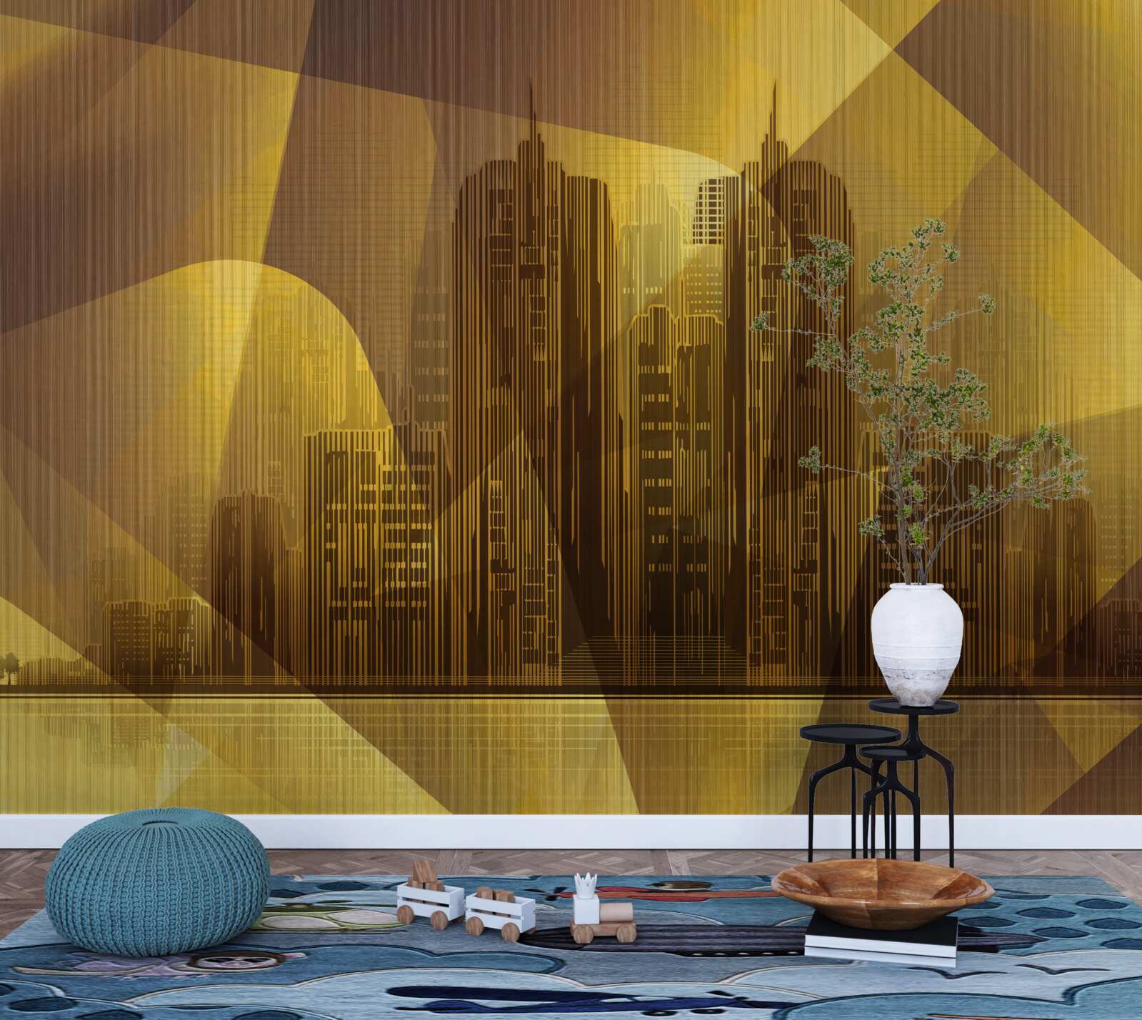 Fototapeta brilantný obraz gigantických miest