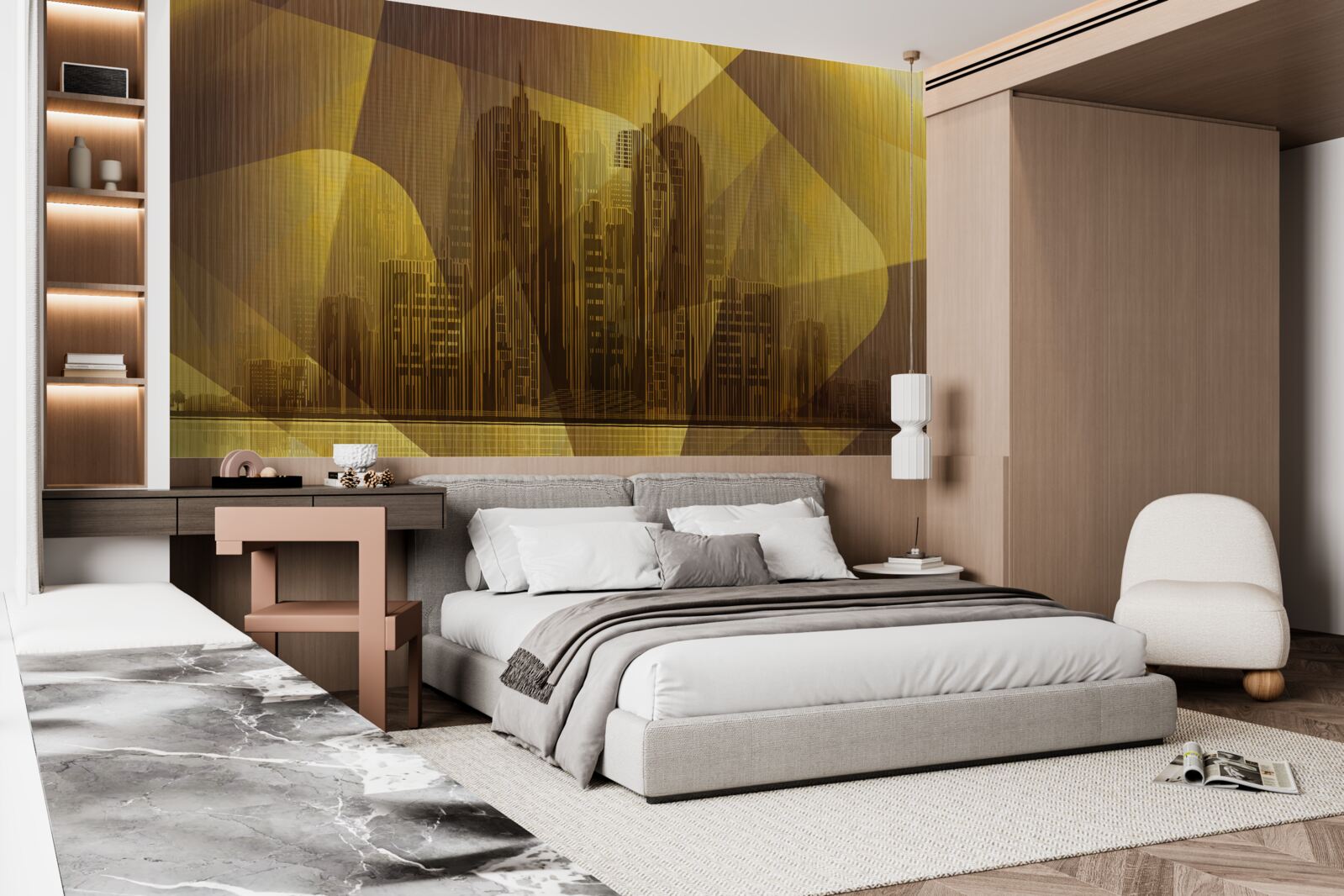 Fototapeta brilantný obraz gigantických miest