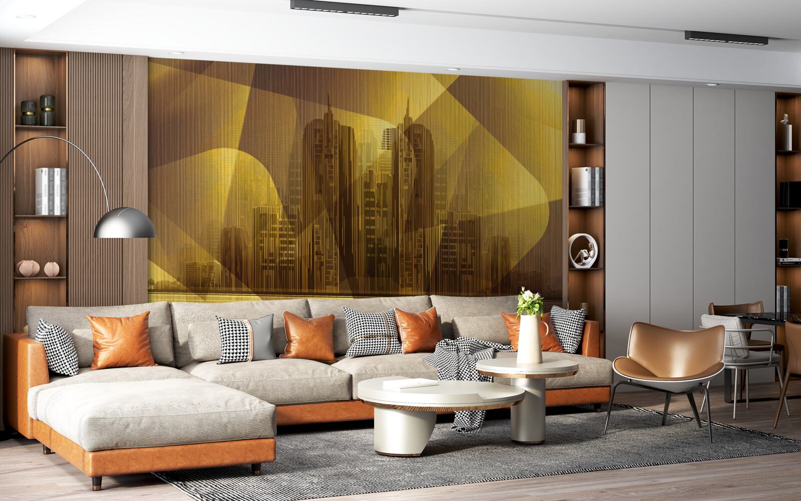 Fototapeta brilantný obraz gigantických miest