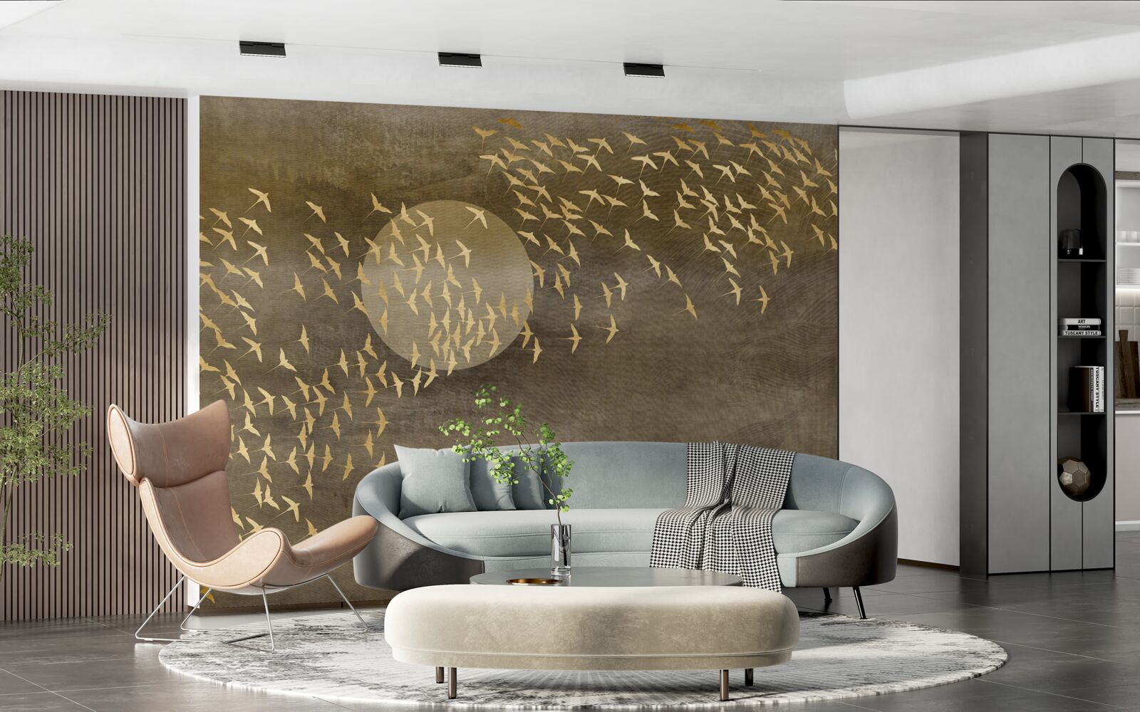 Fototapeta Mole v blízkosti svetla nočnej lampy