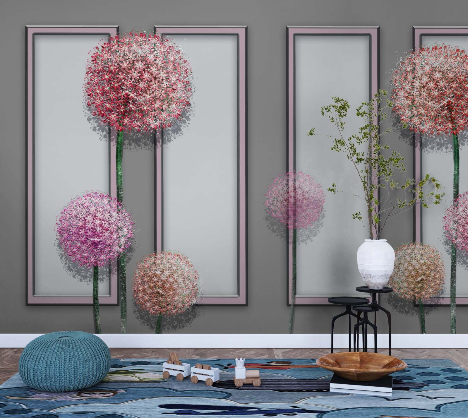 Fototapeta púpavy a okenné moduly