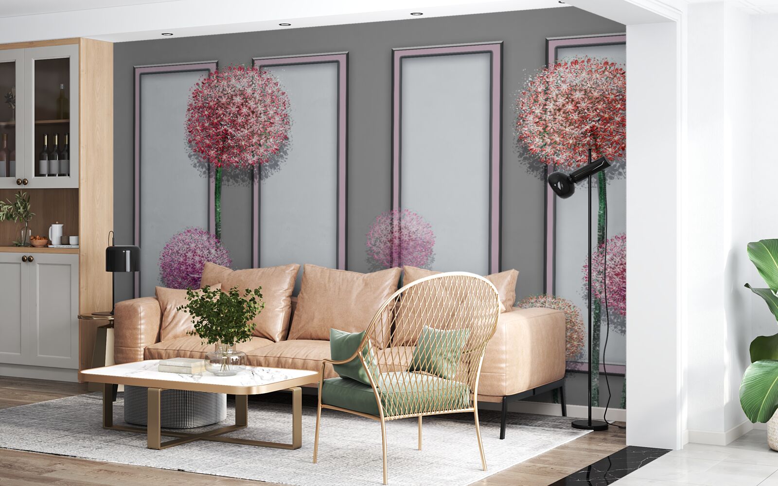 Fototapeta púpavy a okenné moduly