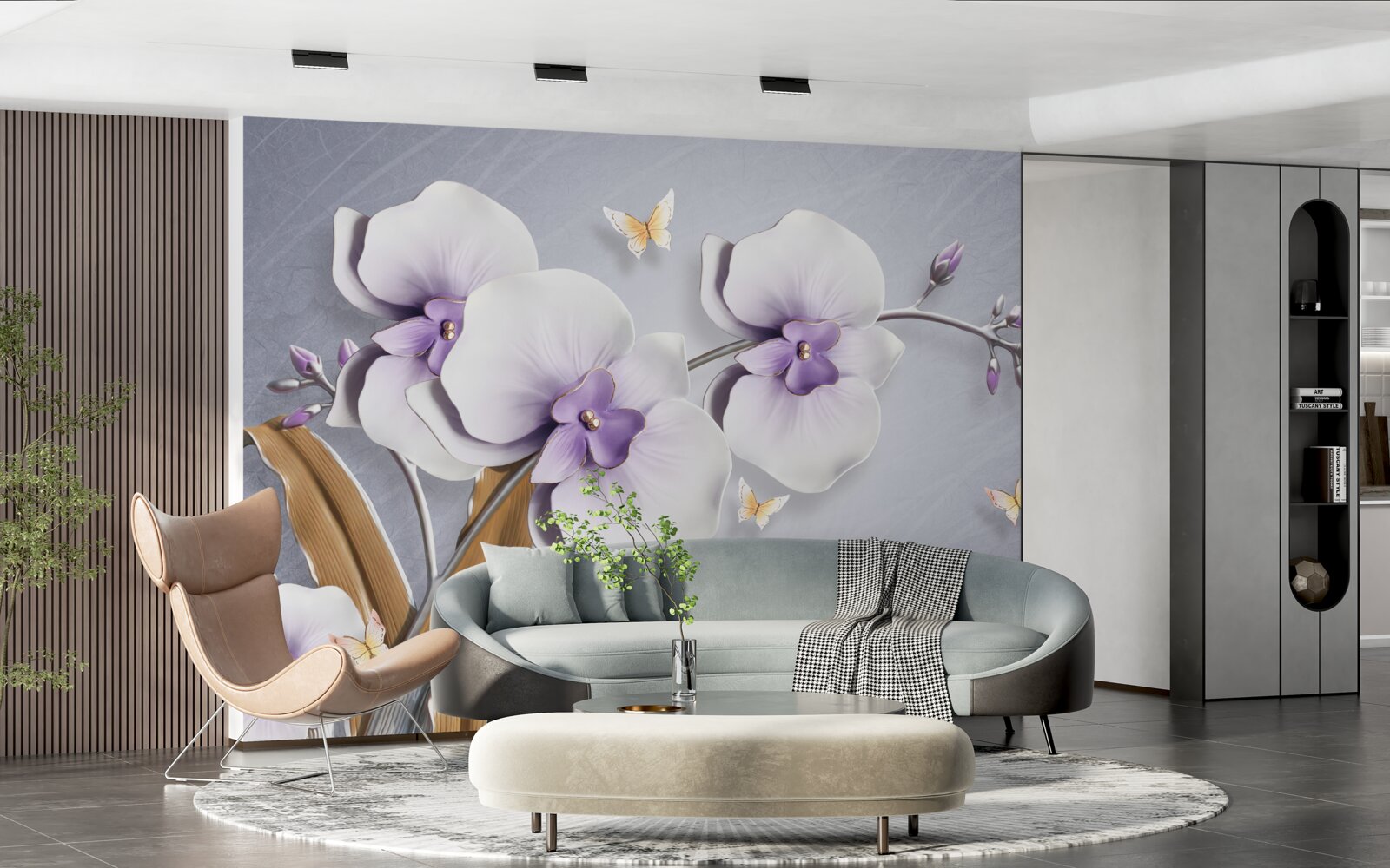 Fototapeta obrovské orgovánové orchidey