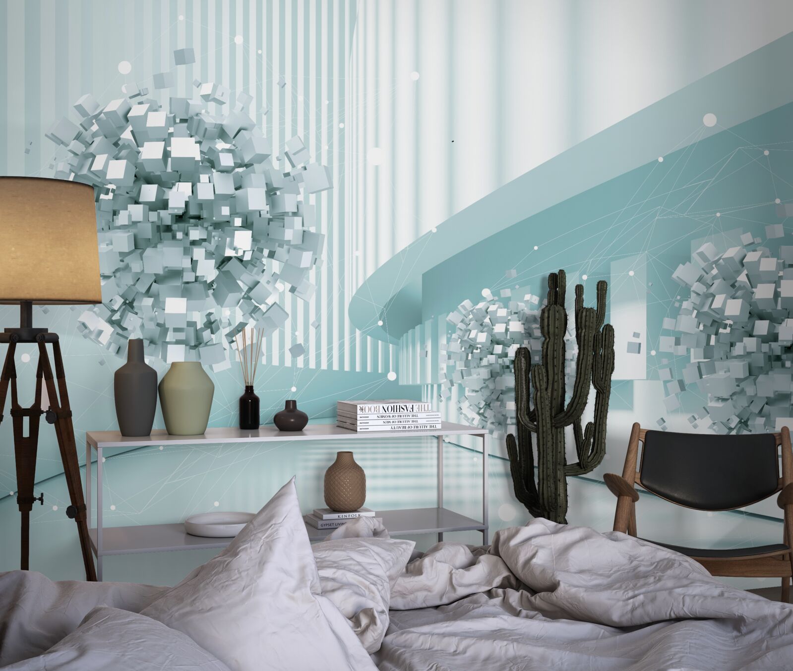 Fototapeta neviditeľné gule kĺžu po trajektórii